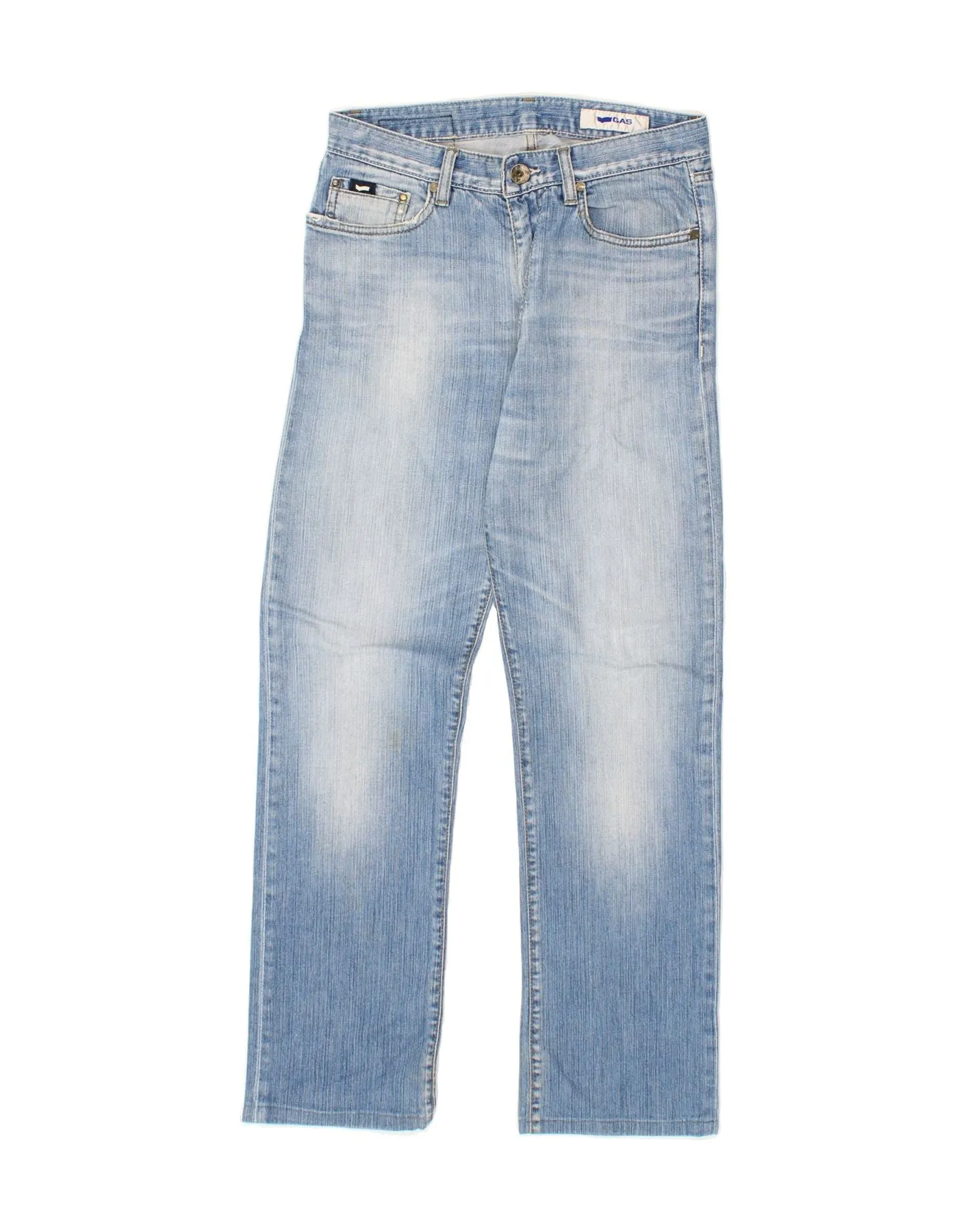 GAS Mens Straight Jeans W31 L31 Blue