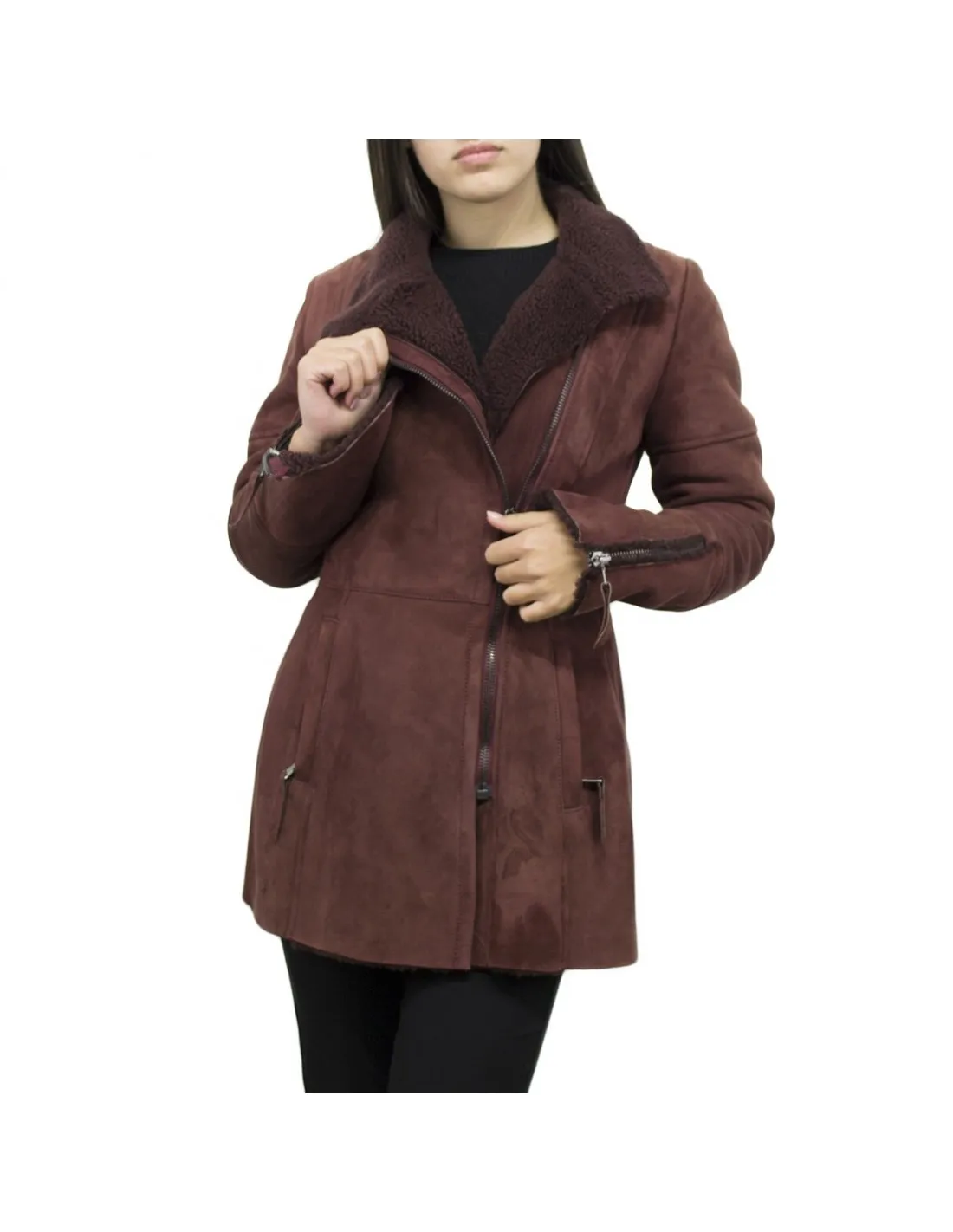 giacca montone donna