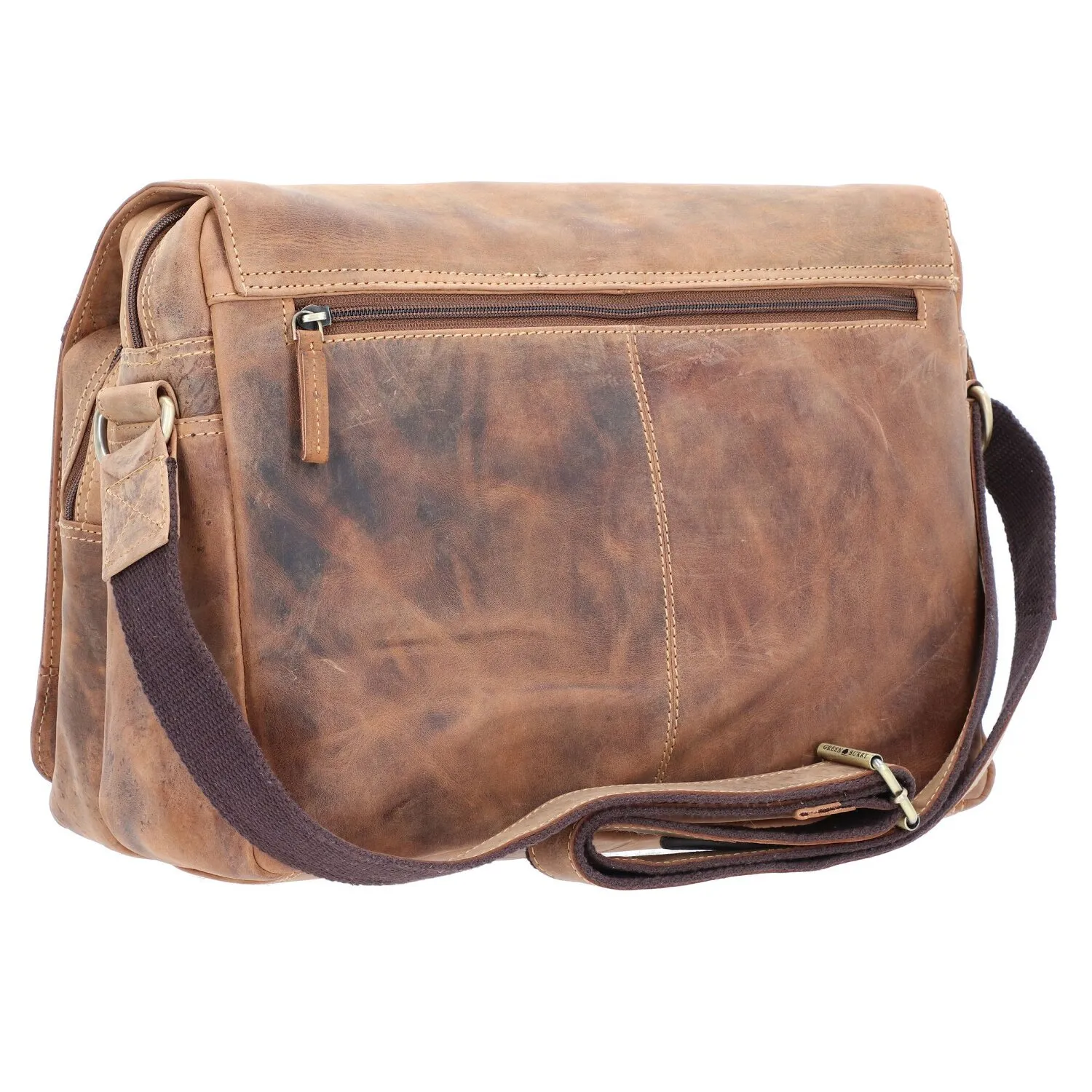 Greenburry Borsa a tracolla vintage in pelle 30 cm