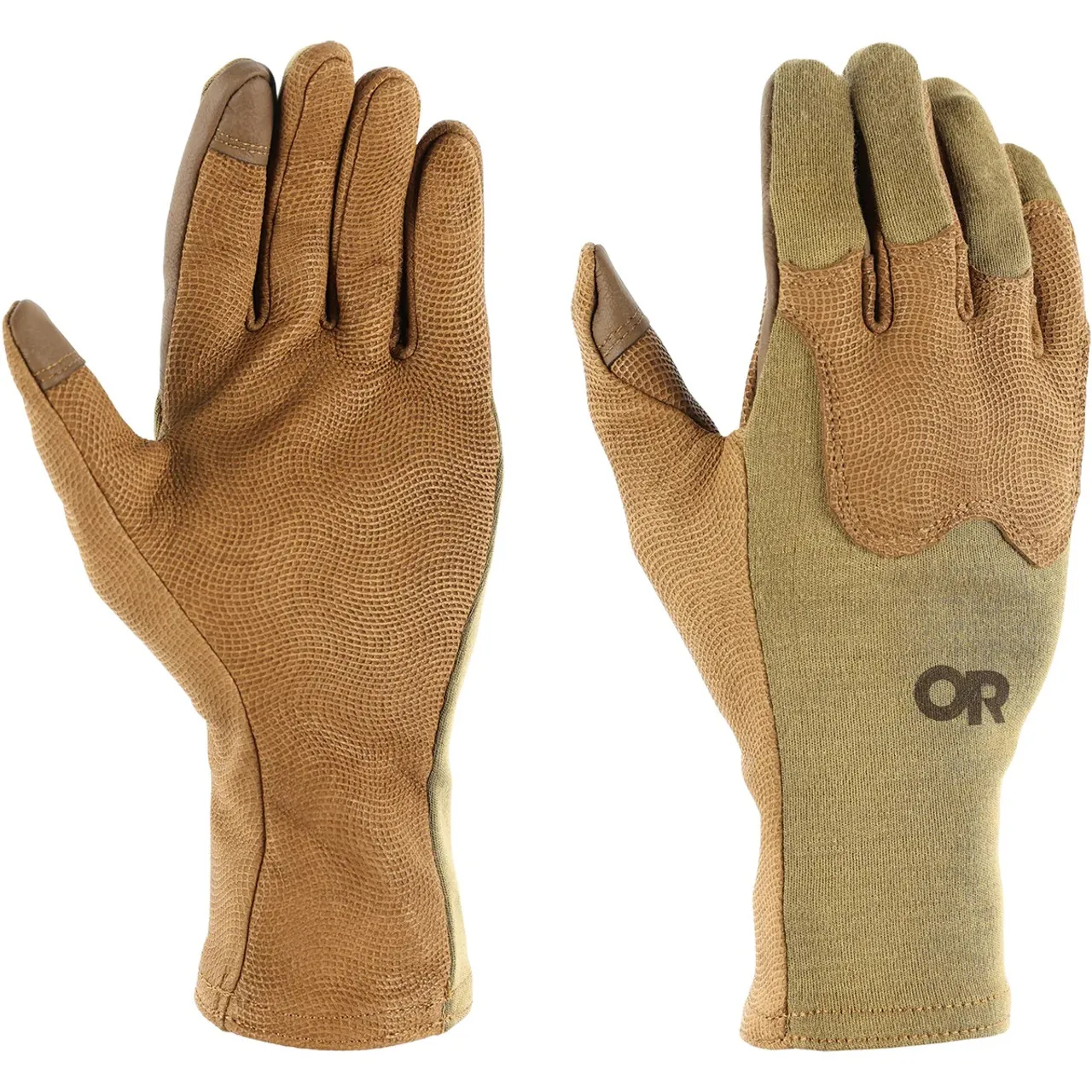 Guanti Outdoor Research Overlord II FR Coyote Brown Prodotto negli Stati Uniti