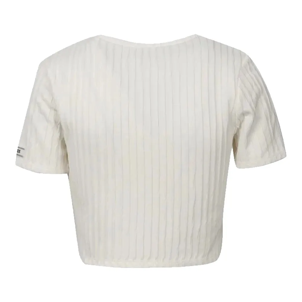 Guess T shirt cropped Anneka V4RI02 KC2U2 G042 Snow Cap