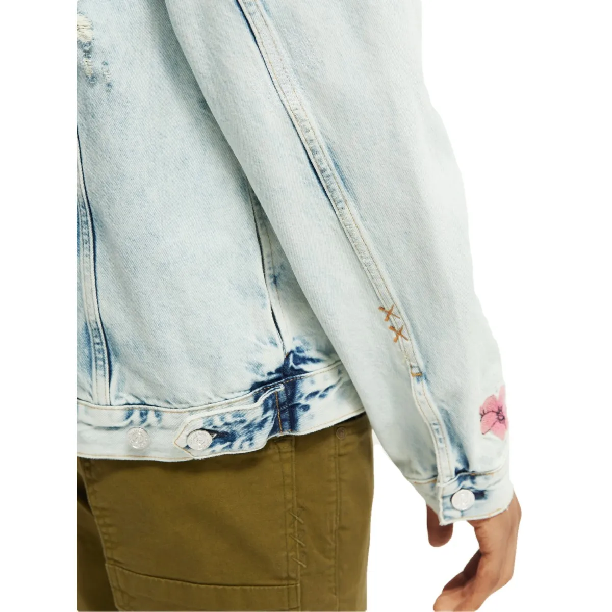 Hawaiian Flow - Giacca Trucker In Cotone Biologico