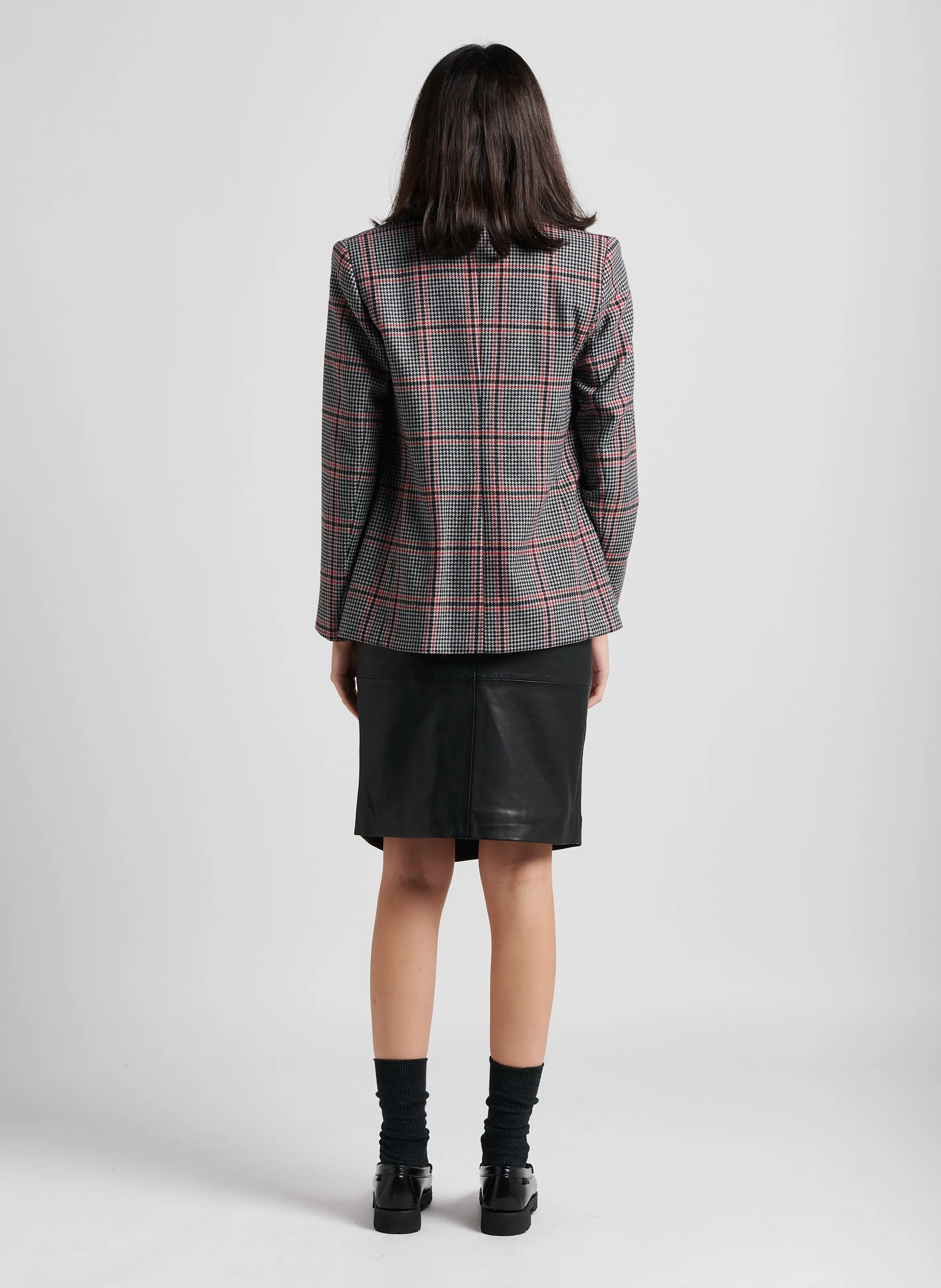  IKKS   Gonna midi in pelle | Nero