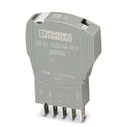 Interruttore elettronico di circuito Phoenix Contact, 4A, 24V, Elemento su base, CB E1