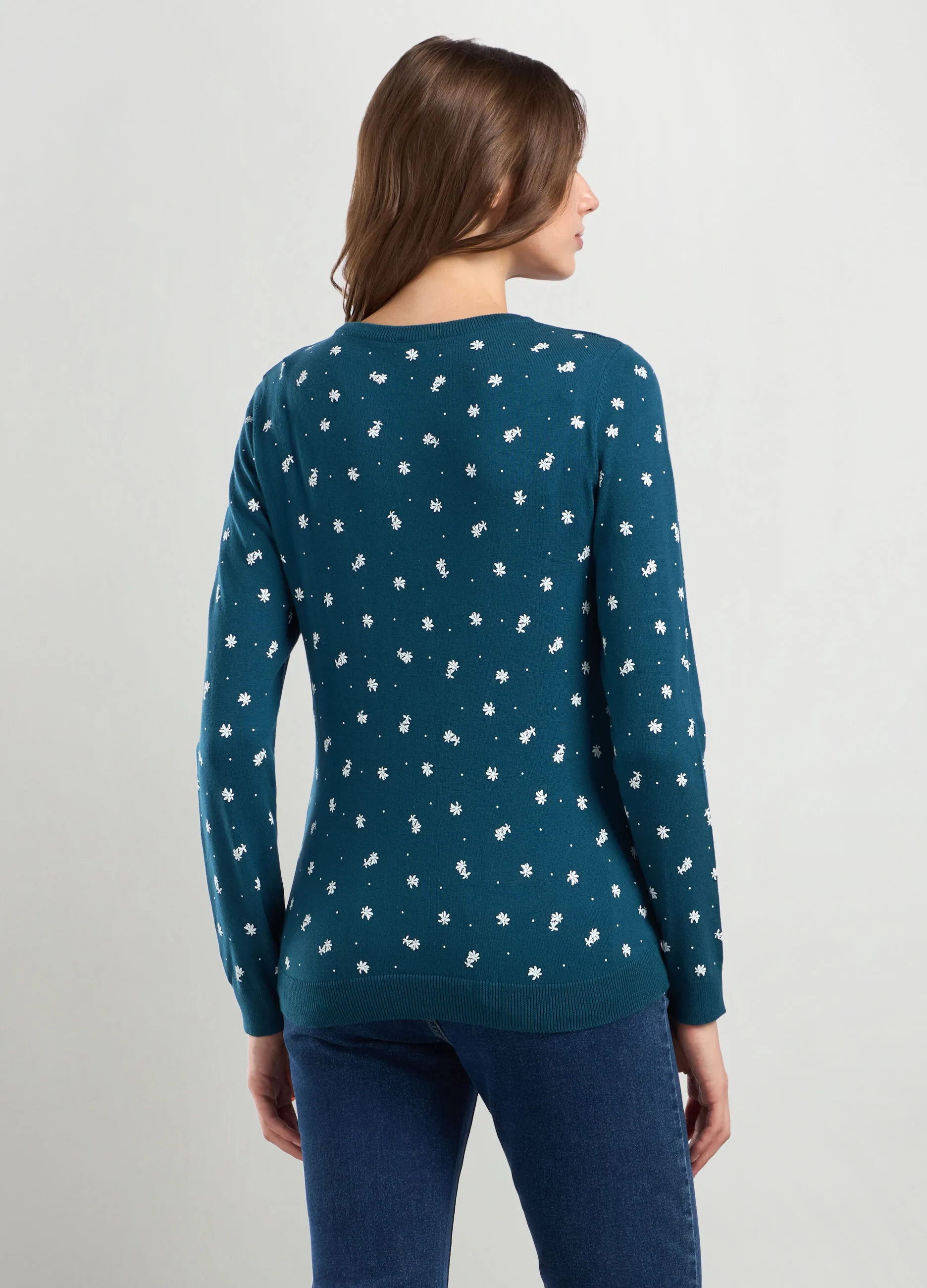 IWIE  Girocollo tricot in misto cotone donna
