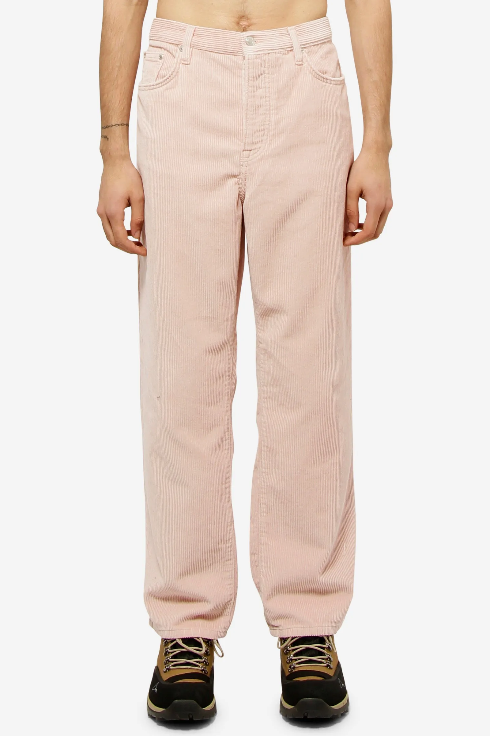 Jeans CORDUROY BIG OL in cotone rosa