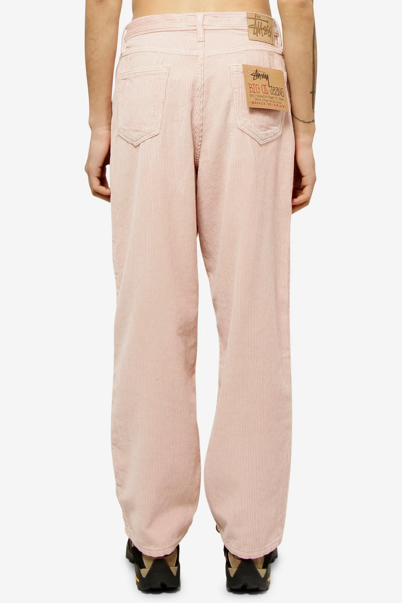 Jeans CORDUROY BIG OL in cotone rosa