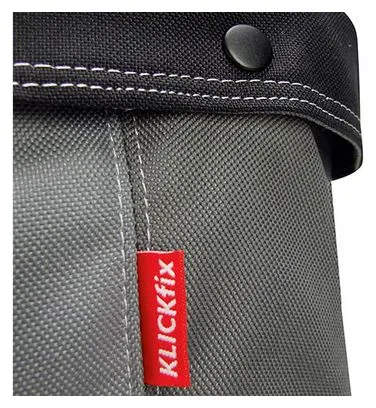 Klickfix Handlebar bag tissu Shopper Alingo Grey