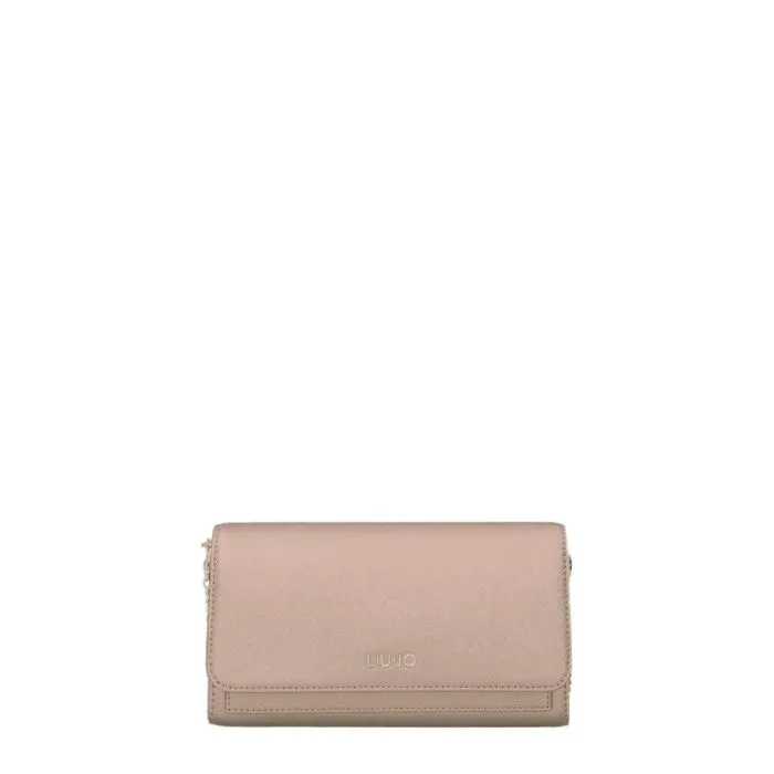Liu Jo Pochette Saffiano Con Tracollina Liu-jo Cipria