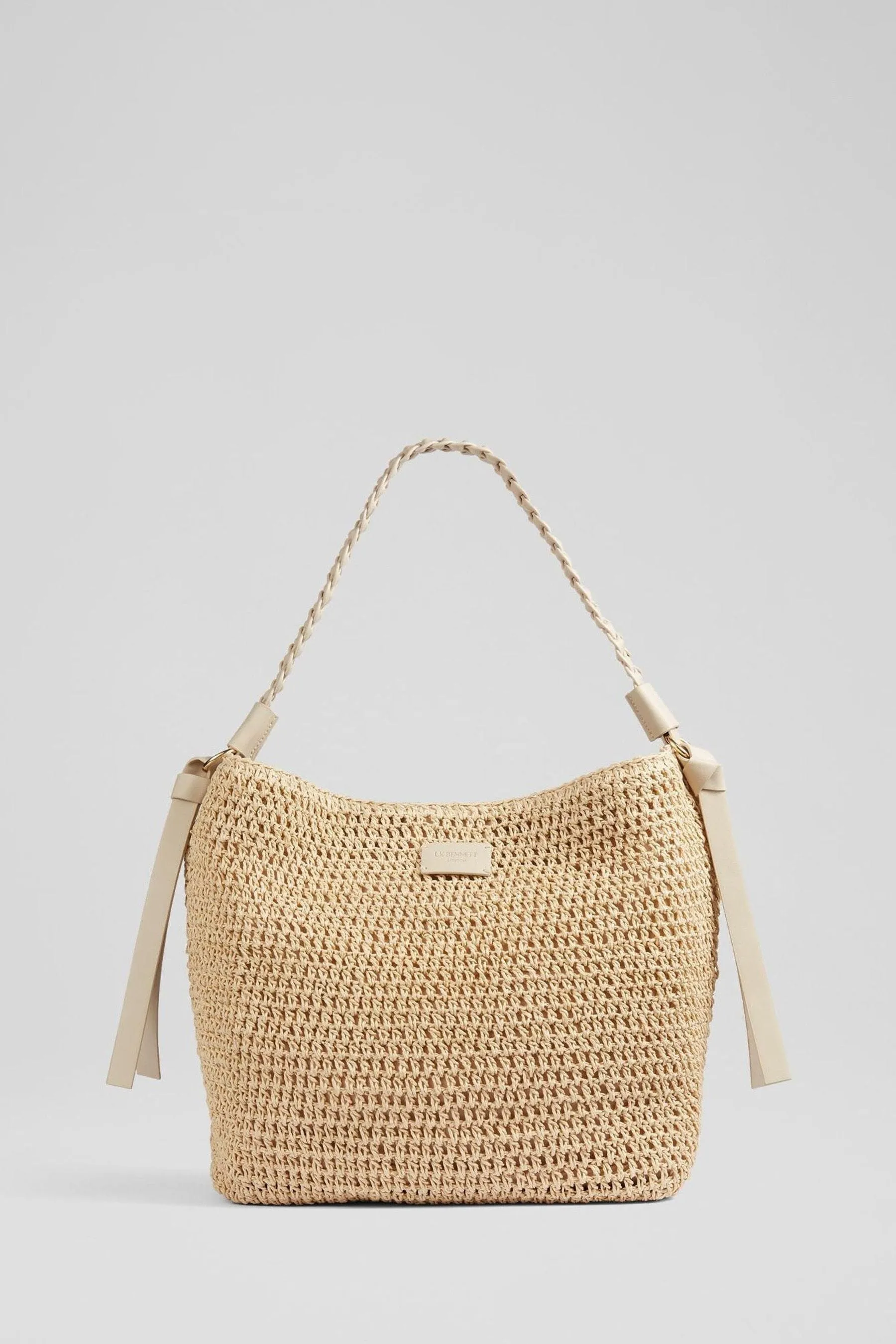 LK Bennett - Isabella Naturale - Borsa in rafia