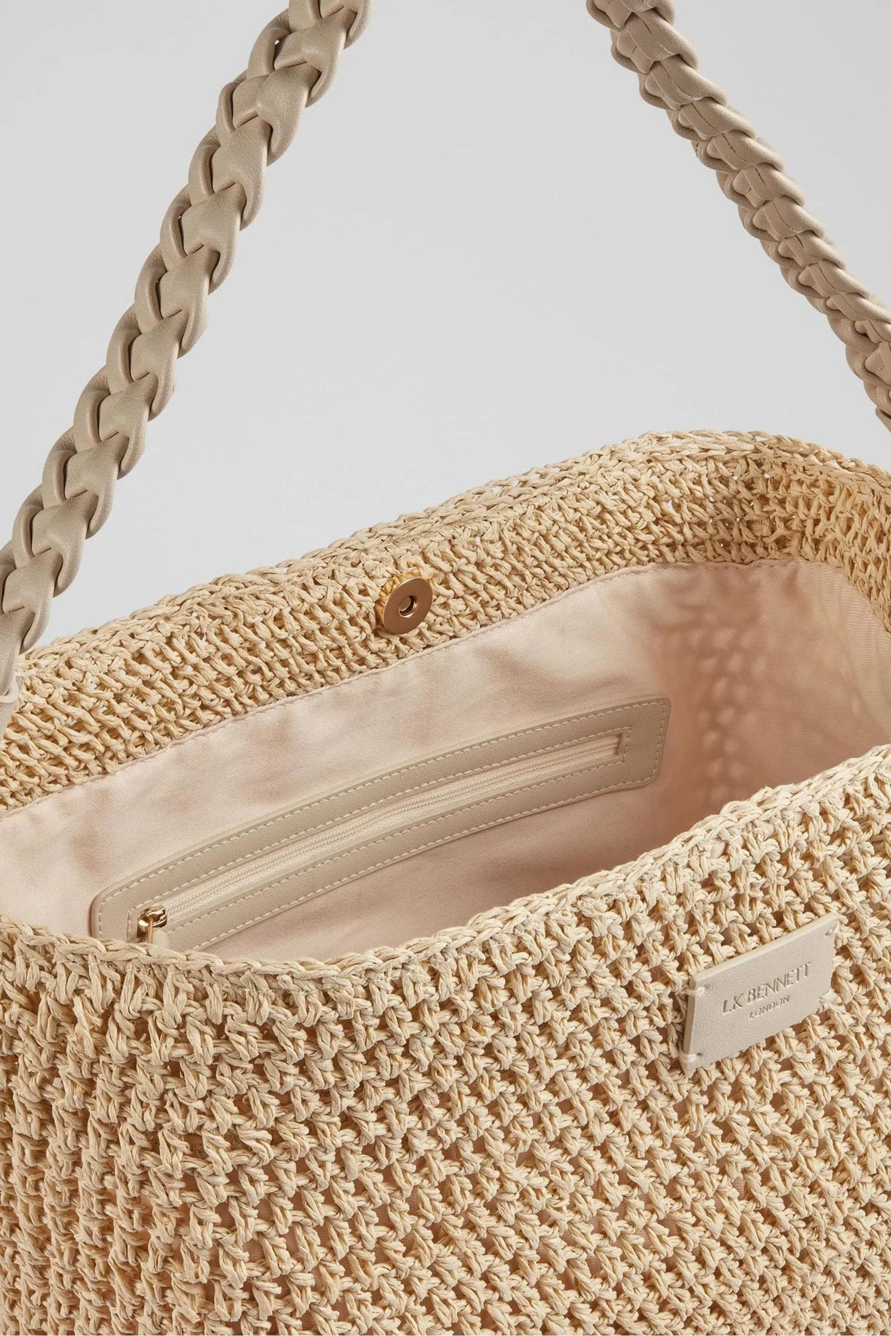 LK Bennett - Isabella Naturale - Borsa in rafia
