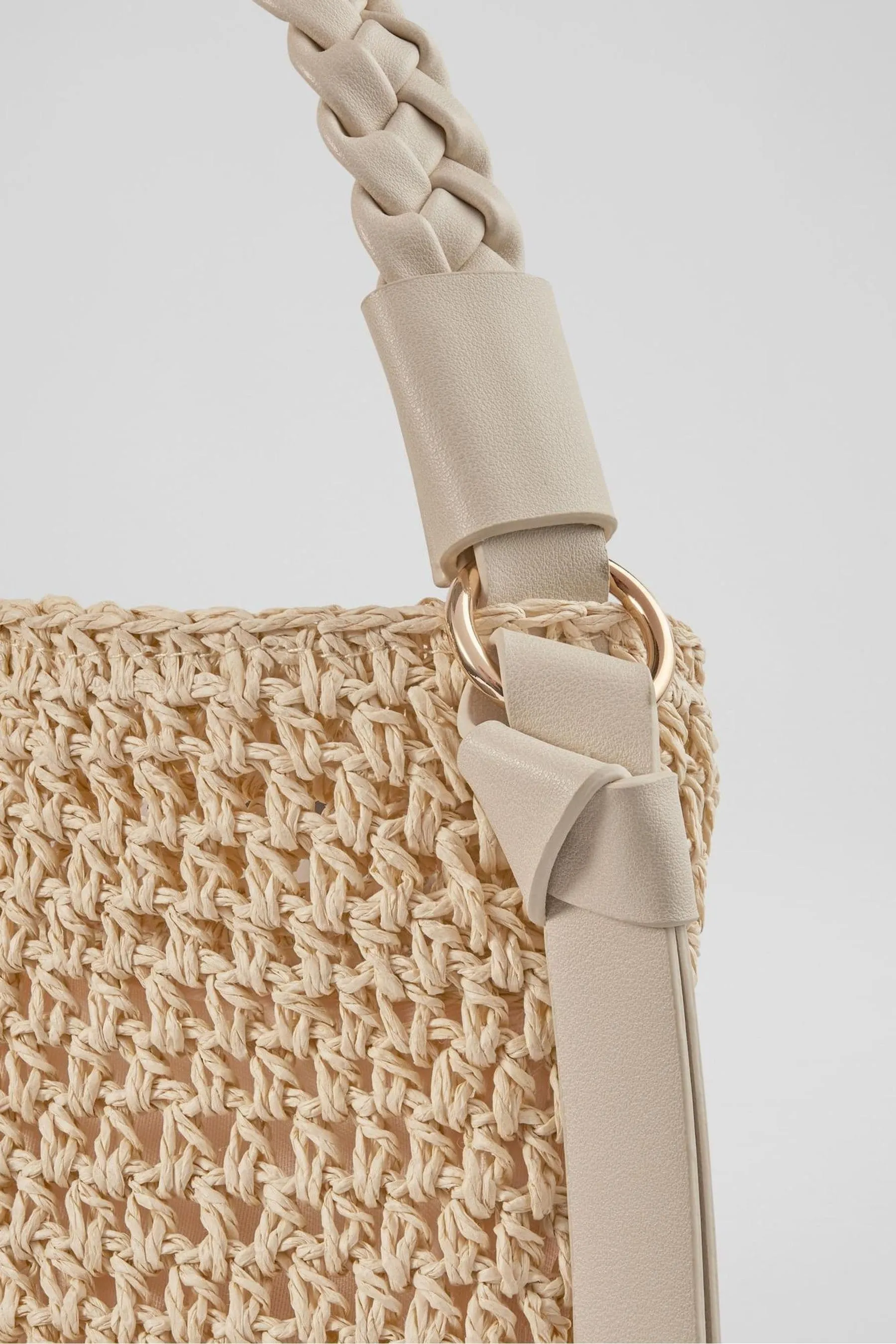 LK Bennett - Isabella Naturale - Borsa in rafia