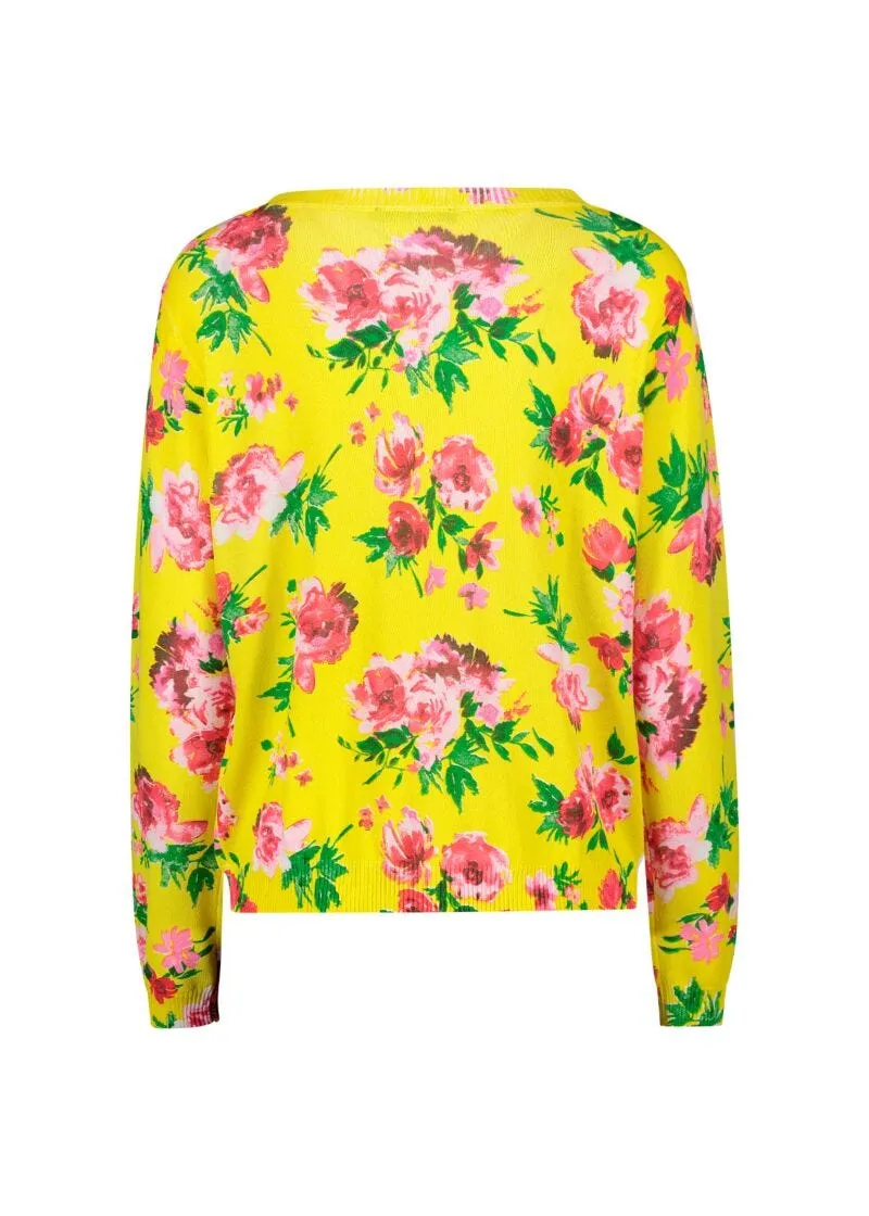 Maglia con stampa floreale
