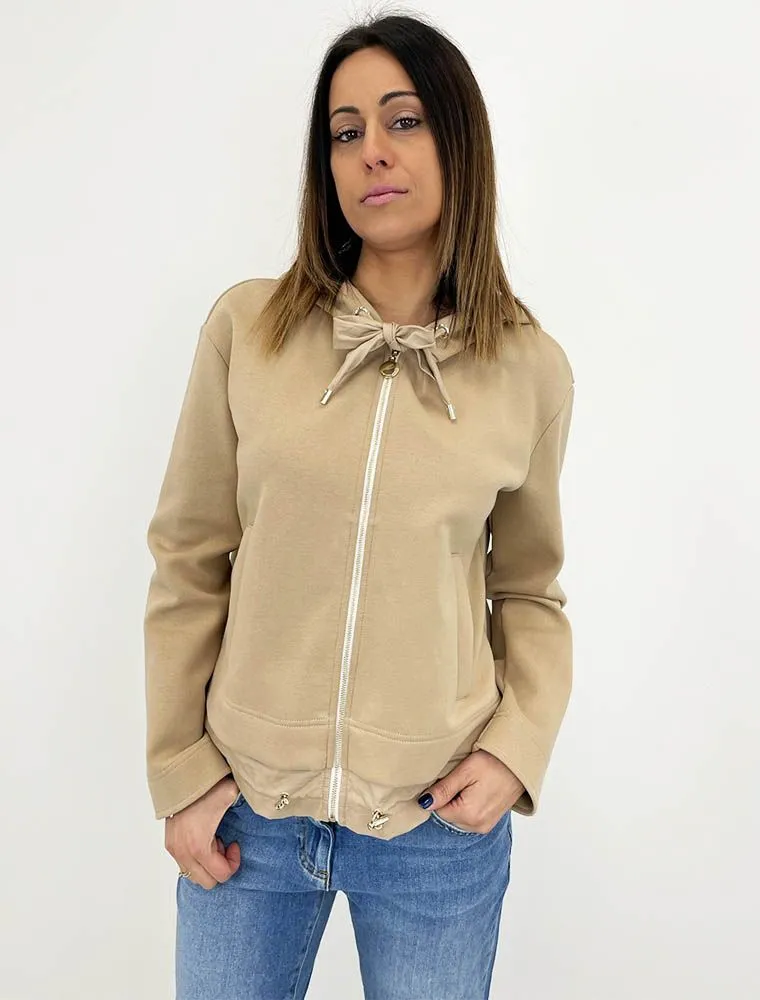 Maglia In Felpa Grey Pennyblack - Beige