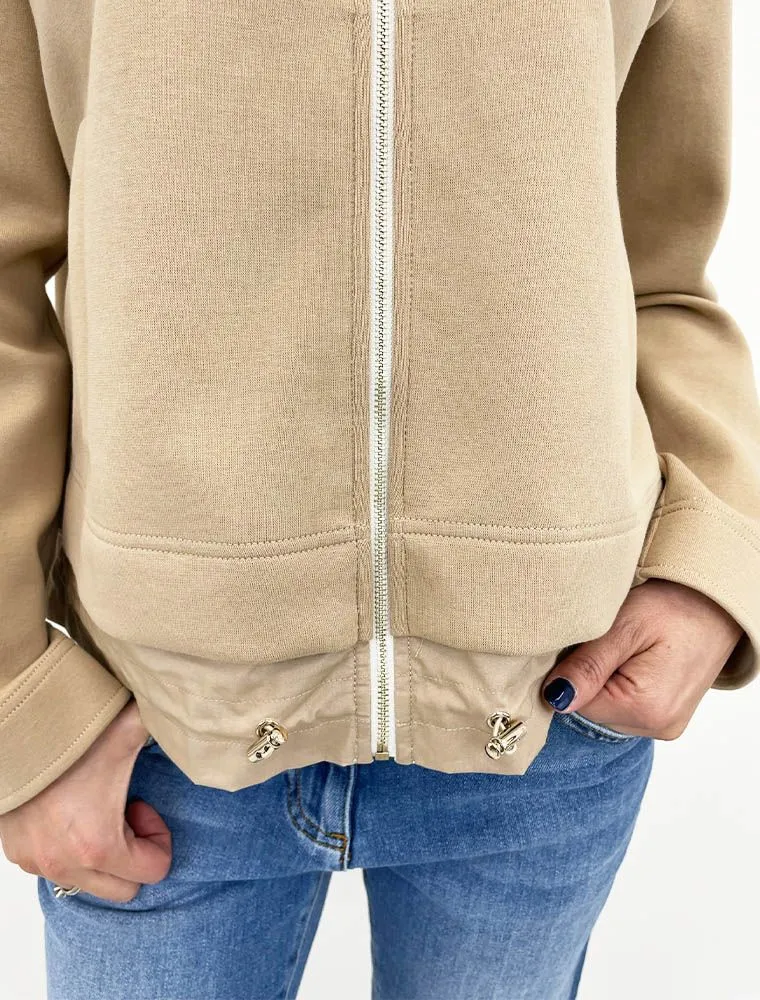 Maglia In Felpa Grey Pennyblack - Beige