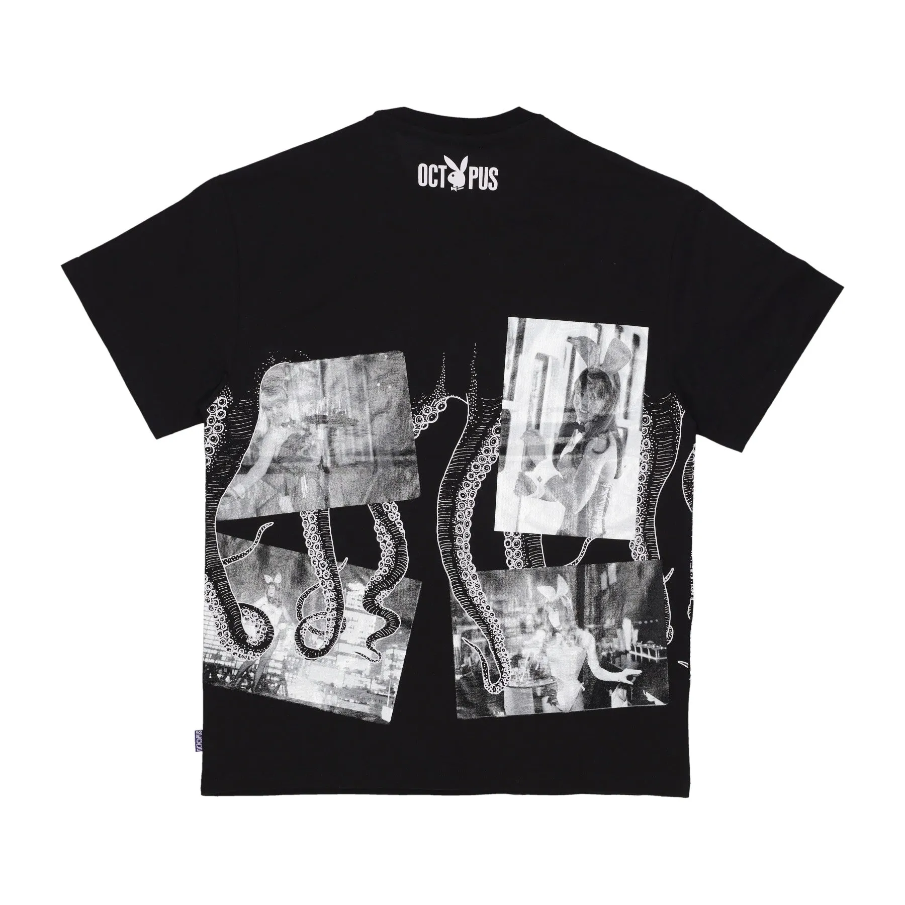 Maglietta Uomo Bunnies Nights Tee X Playboy Black