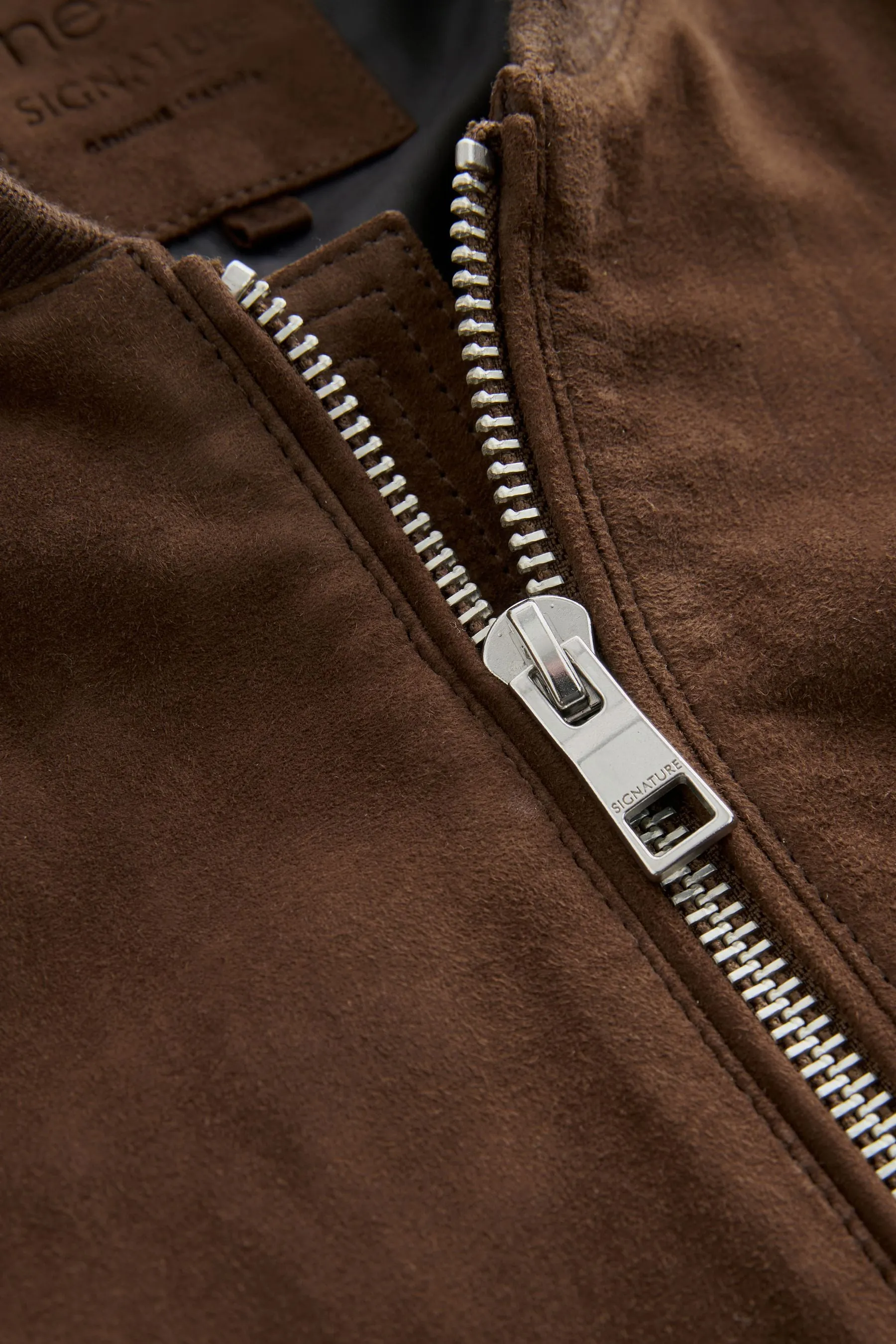 Marrone  - Bomber scamosciato