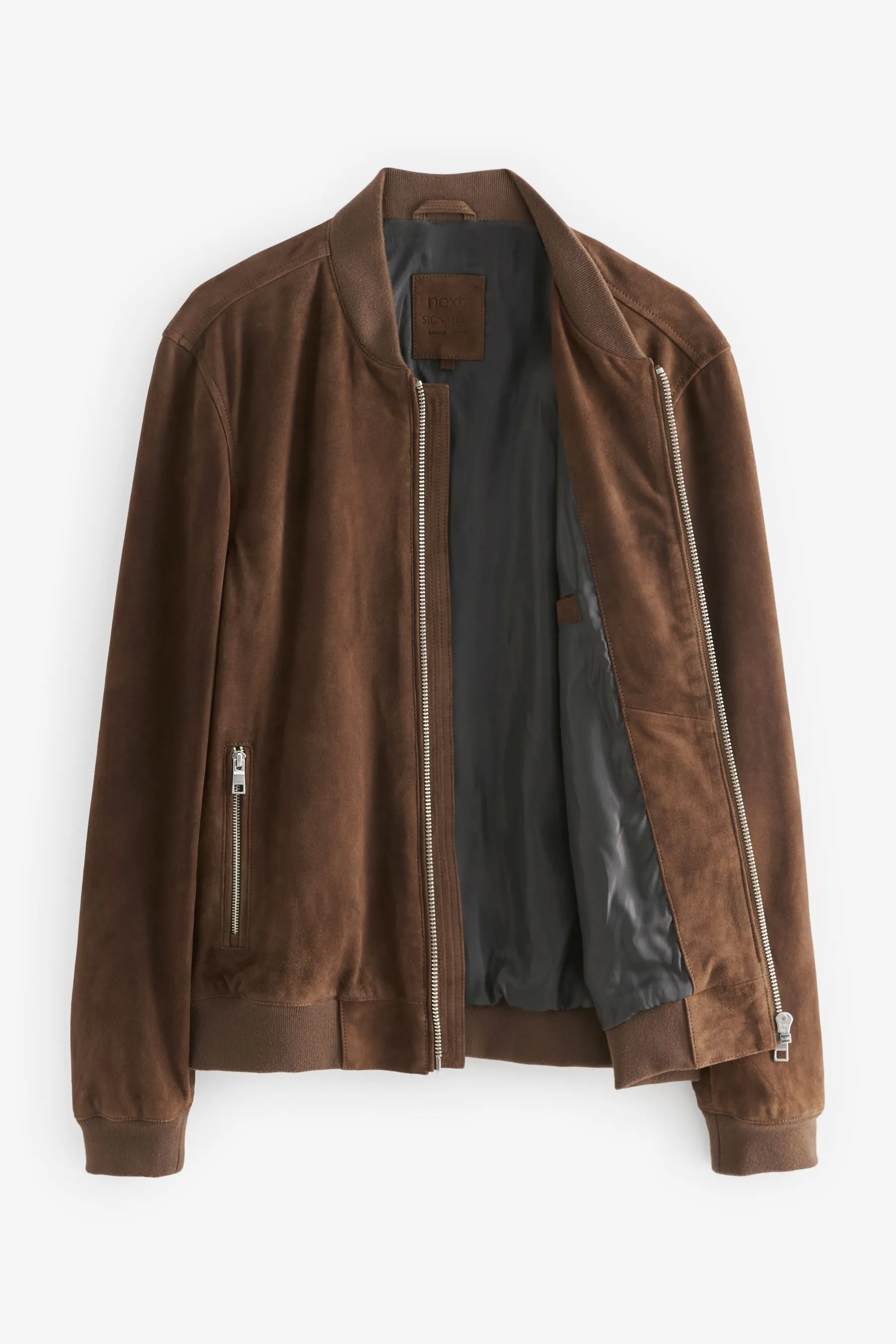 Marrone  - Bomber scamosciato