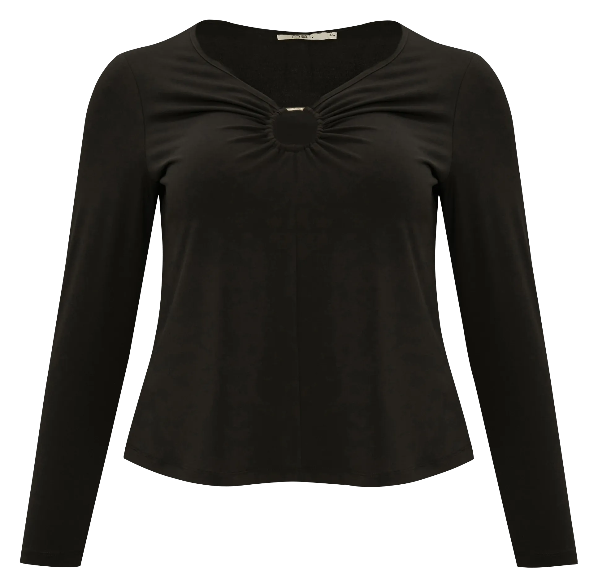  MAT FASHION   Blusa a maniche lunghe | Nero