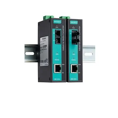 Media converter Ethernet Half duplex/Full duplex MOXA, Modalità multipla, SC, 10/100Mbit/s