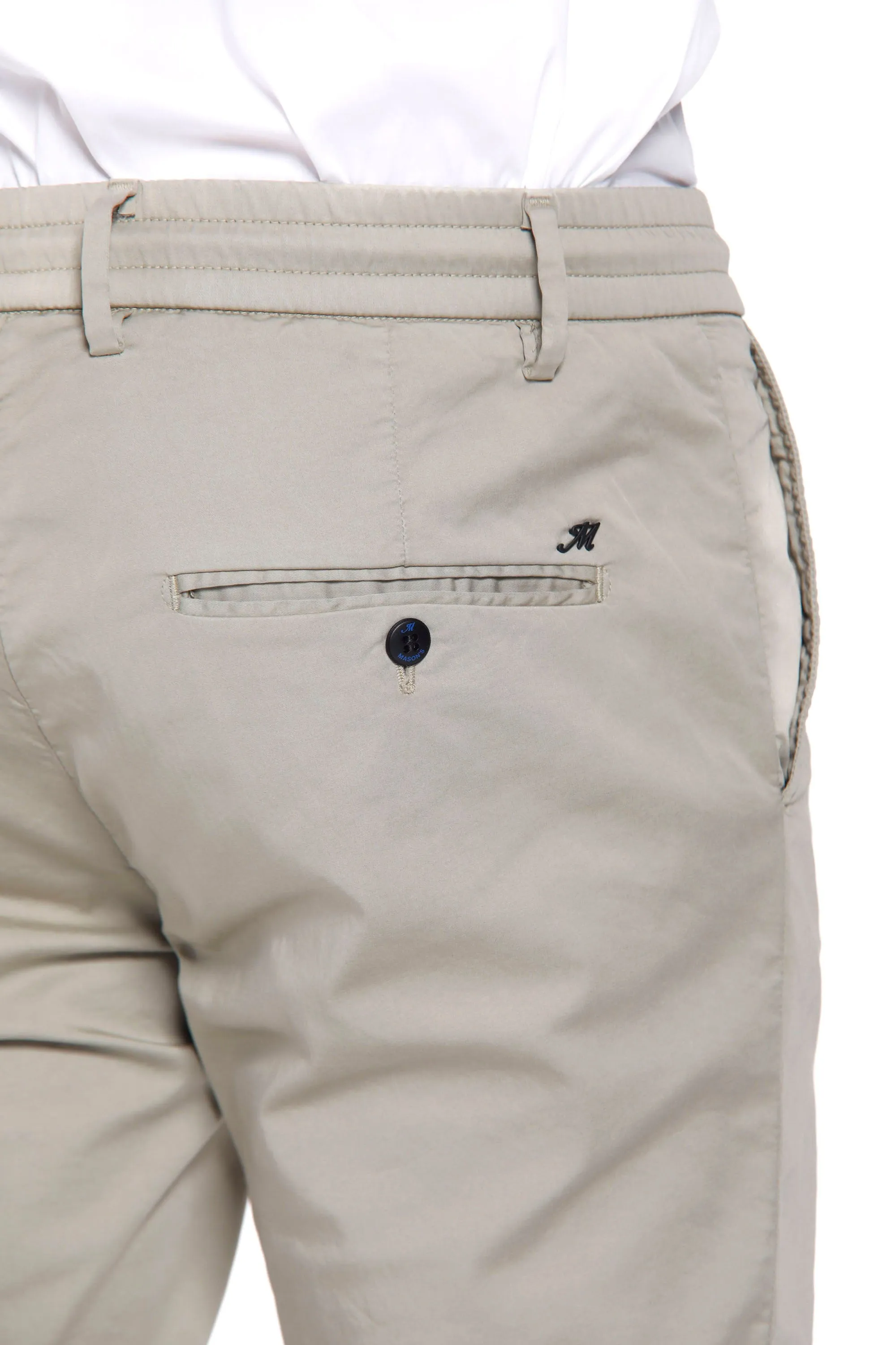 Milano Jogger Travel Pantalon jogger homme en satin techno stretch extra slim fit