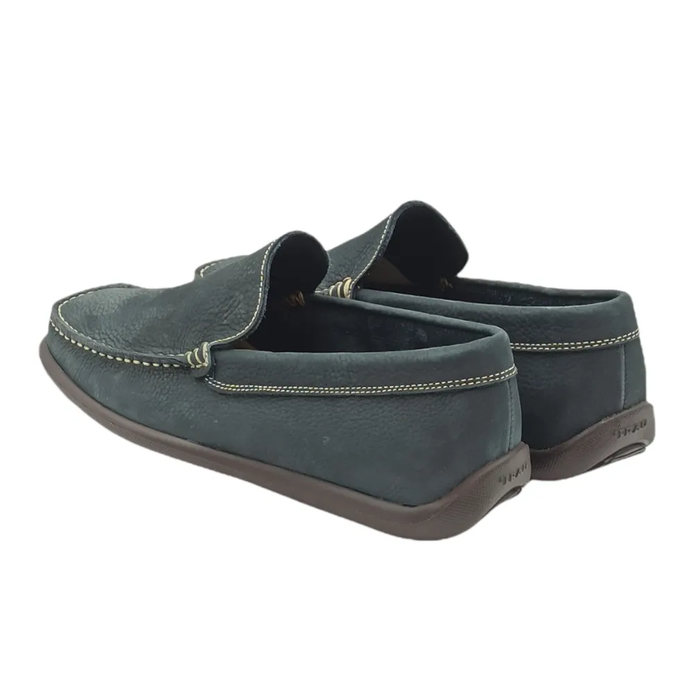 Mocassino Uomo in nabuk Frau 14M4 PIUMA BLU