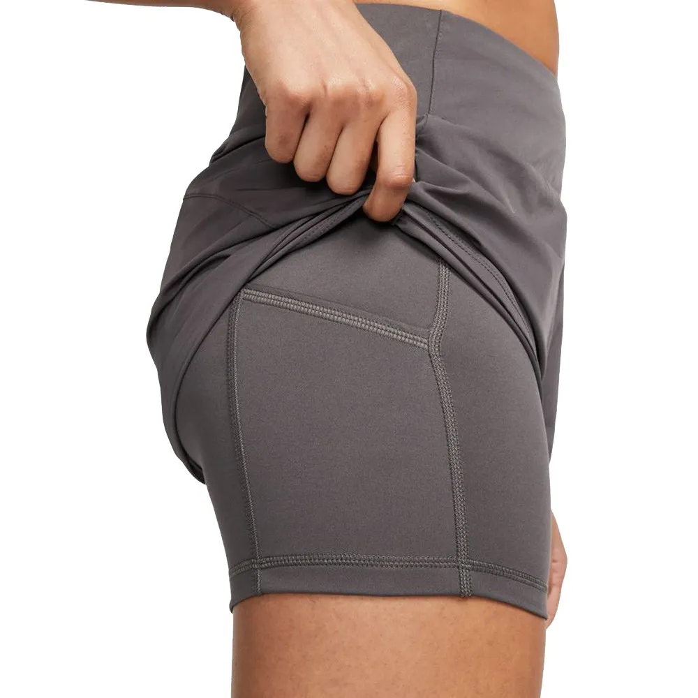Nike Dri-FIT Bliss Mid-Rise per donna 2-in-1 Pantaloncini - FA23