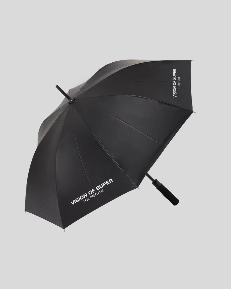 OMBRELLO NERO CON TRIPLA FIAMMA