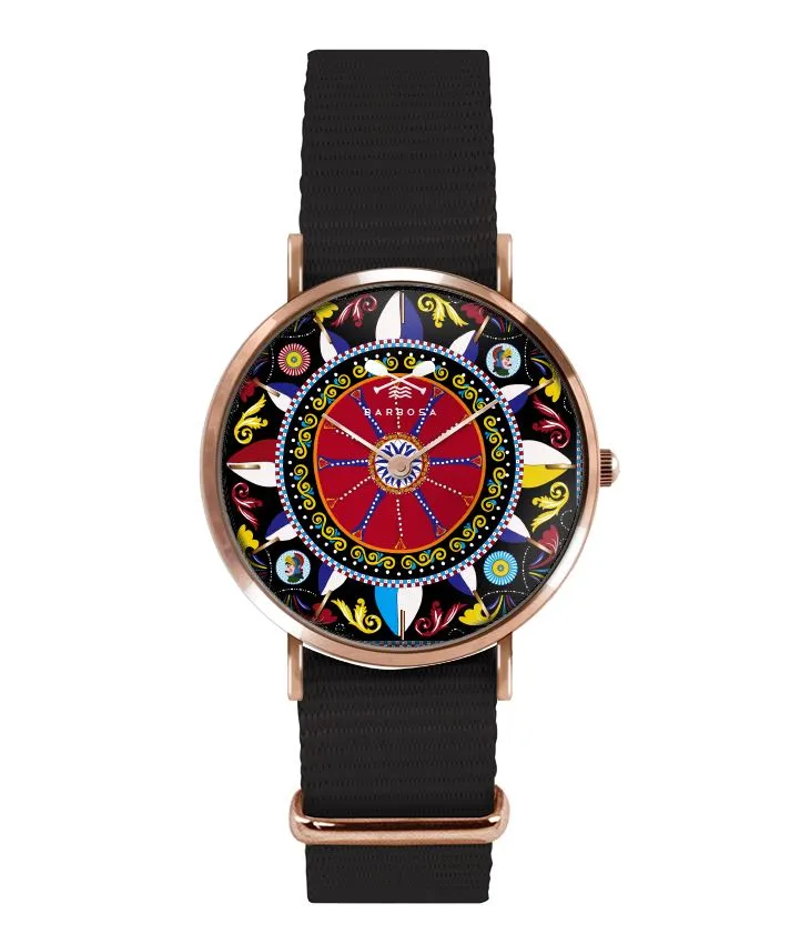 OROLOGIO SICILY BLACK dm. 36,5 NATO NERO