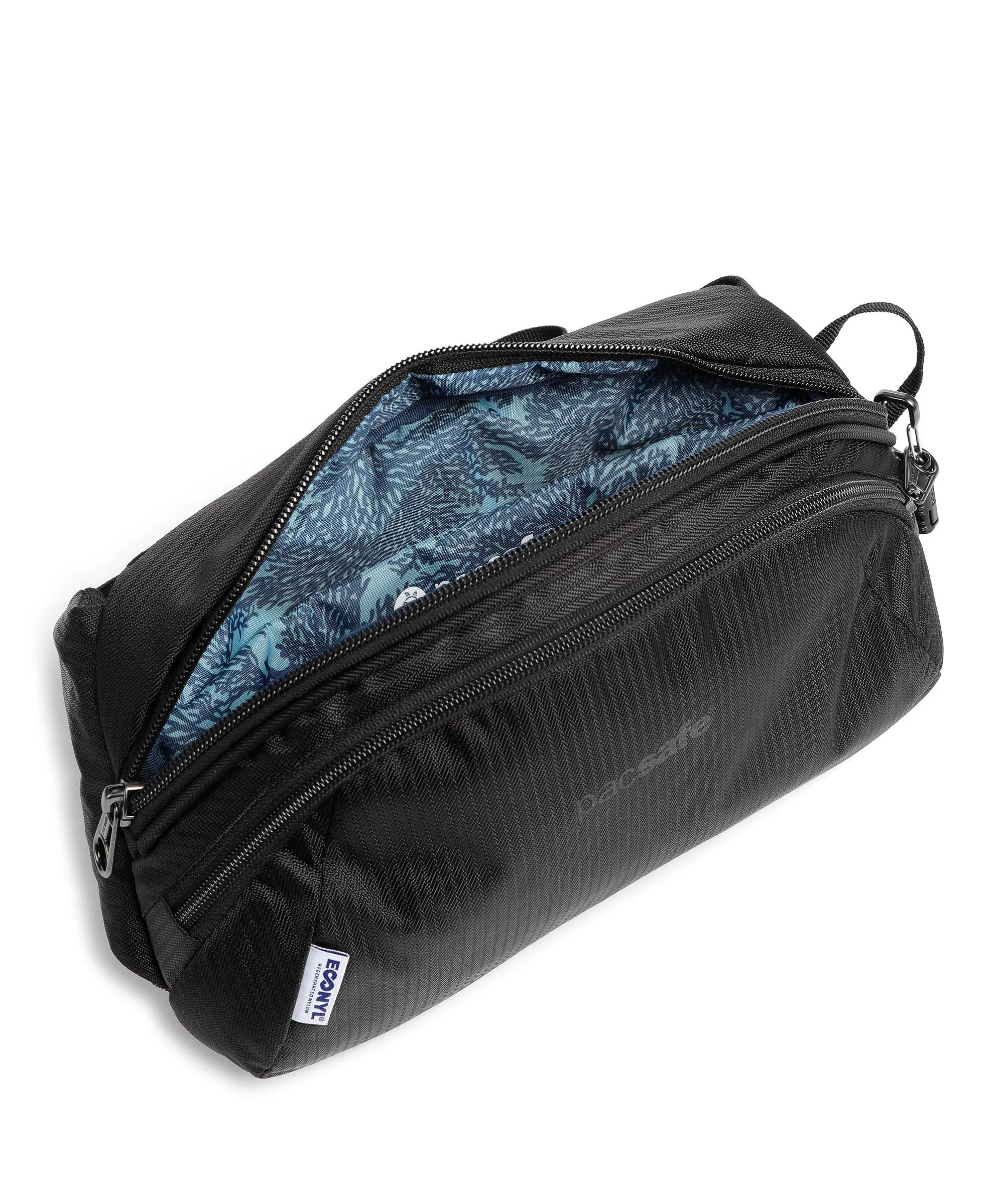  Pacsafe Metrosafe LS120 ECONYL Marsupio 8″ nylon nero  