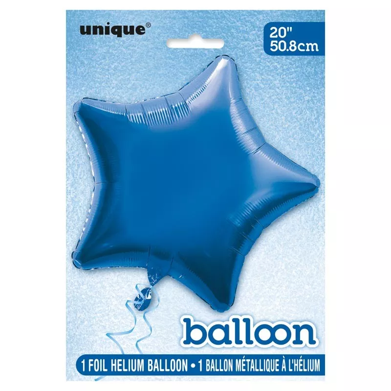 Palloncino in lamina Stella nascente blu