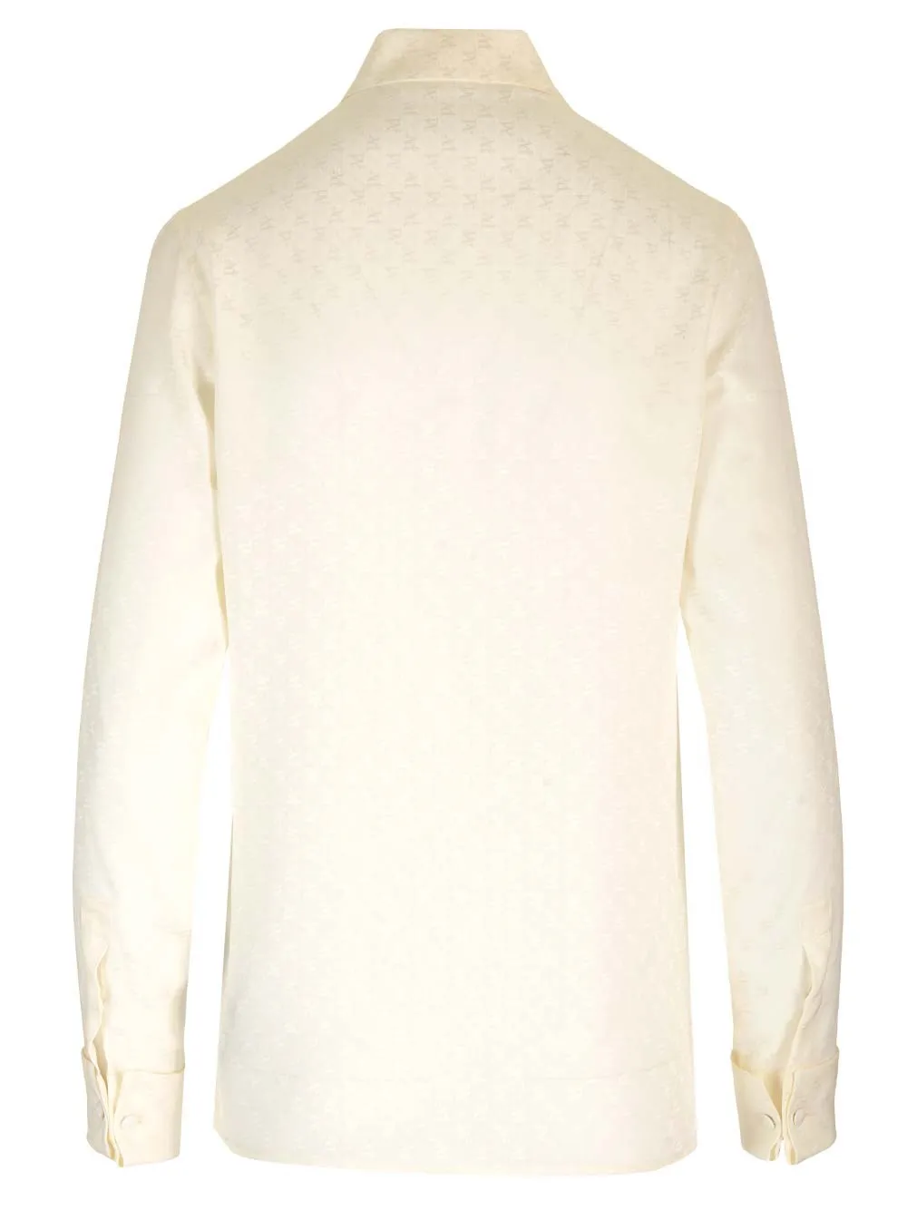   Palm Angels  Camicia in seta con monogram  