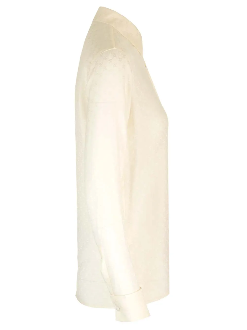  Palm Angels  Camicia in seta con monogram  