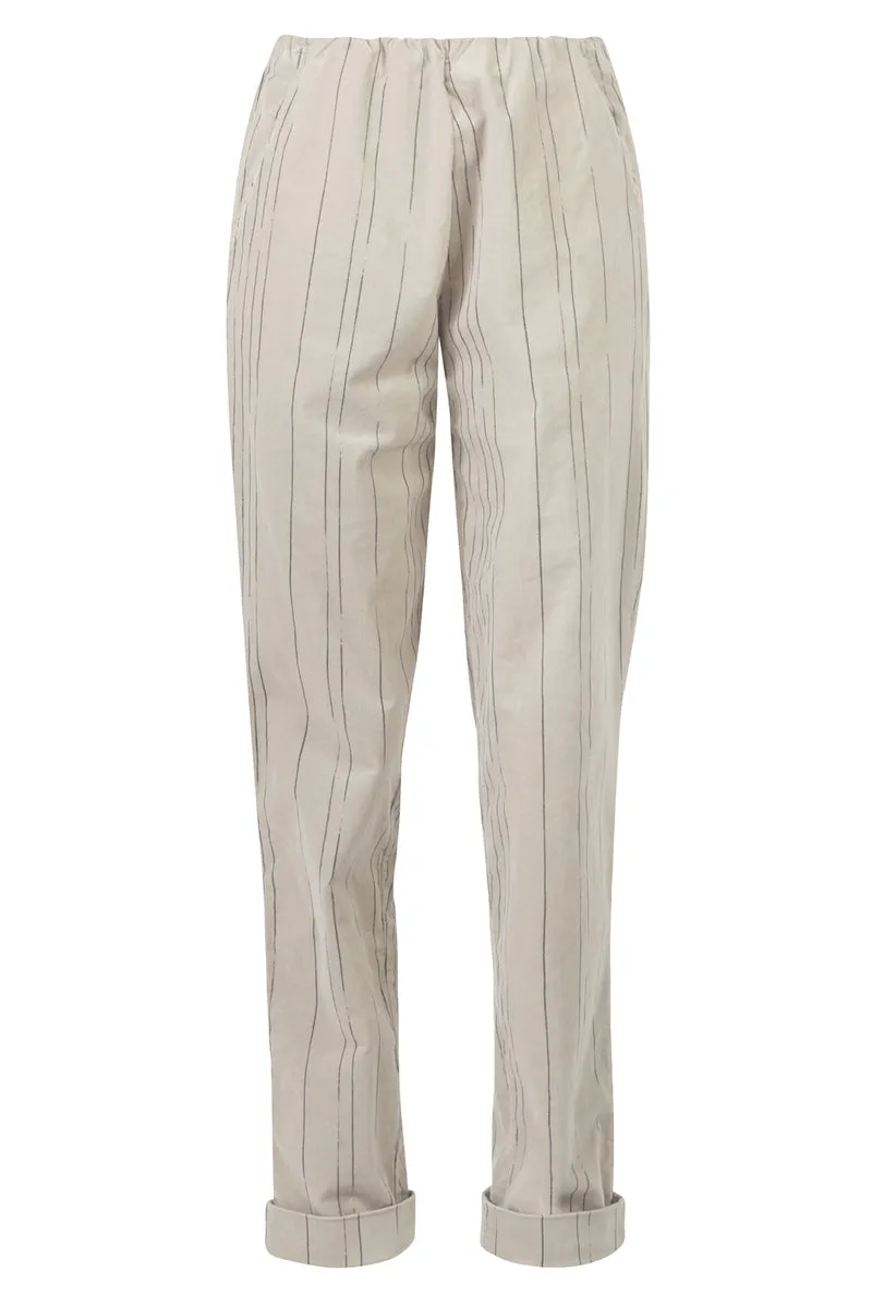 Pantalone - 440542 - Tortora/Nero