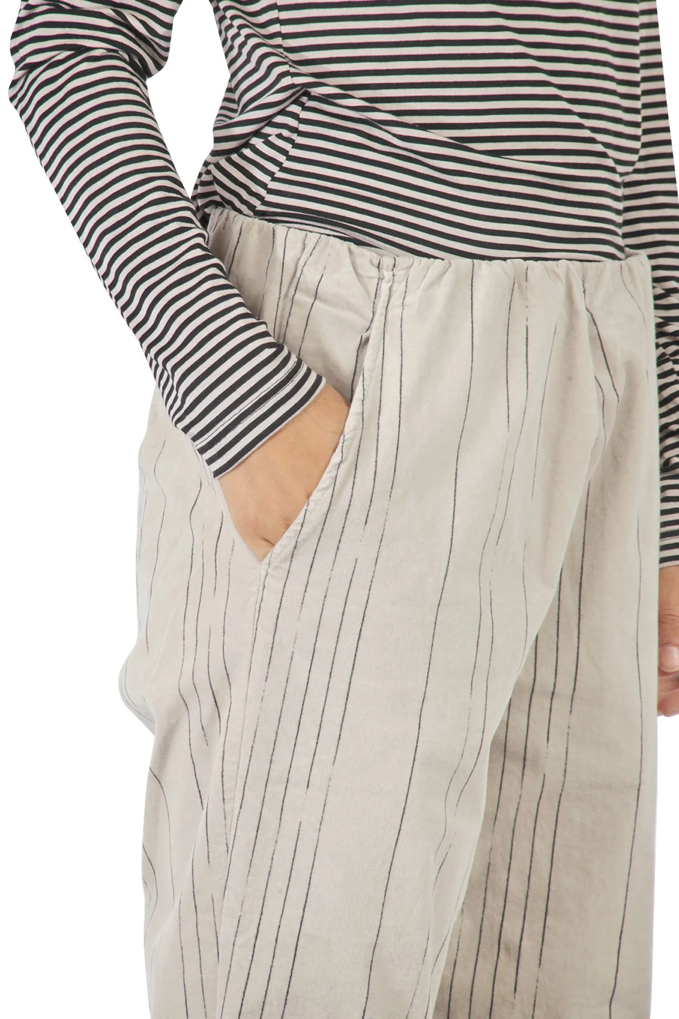 Pantalone - 440542 - Tortora/Nero