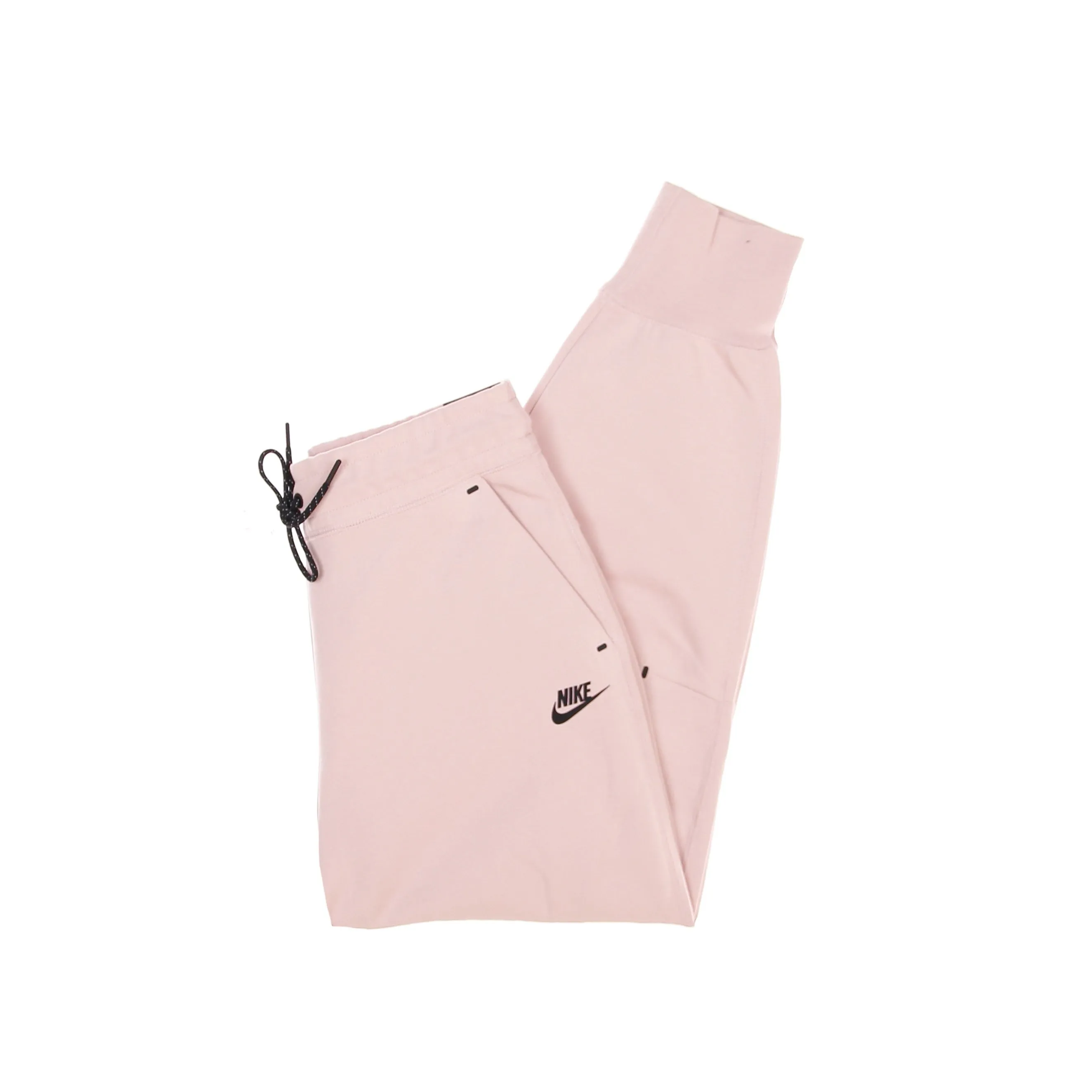 Pantalone Tuta Leggero Donna Sportswear Tech Fleece Champagne/black