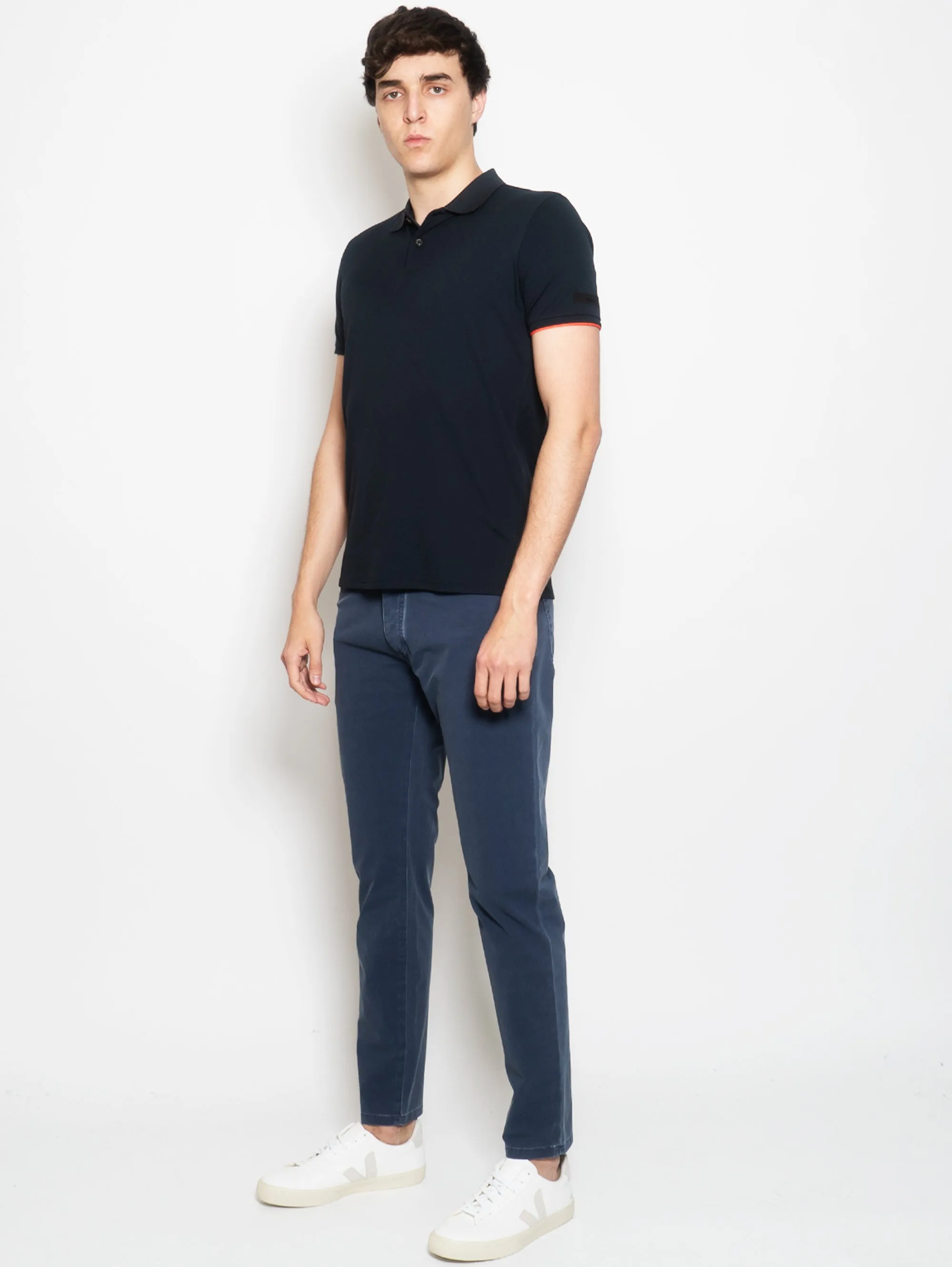 Pantaloni Cinque Tasche Lavato Blu