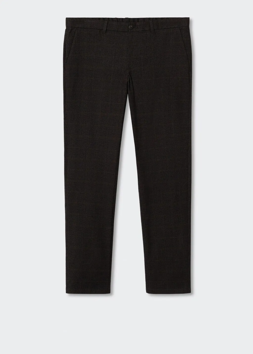 Pantaloni slim fit cotone quadri