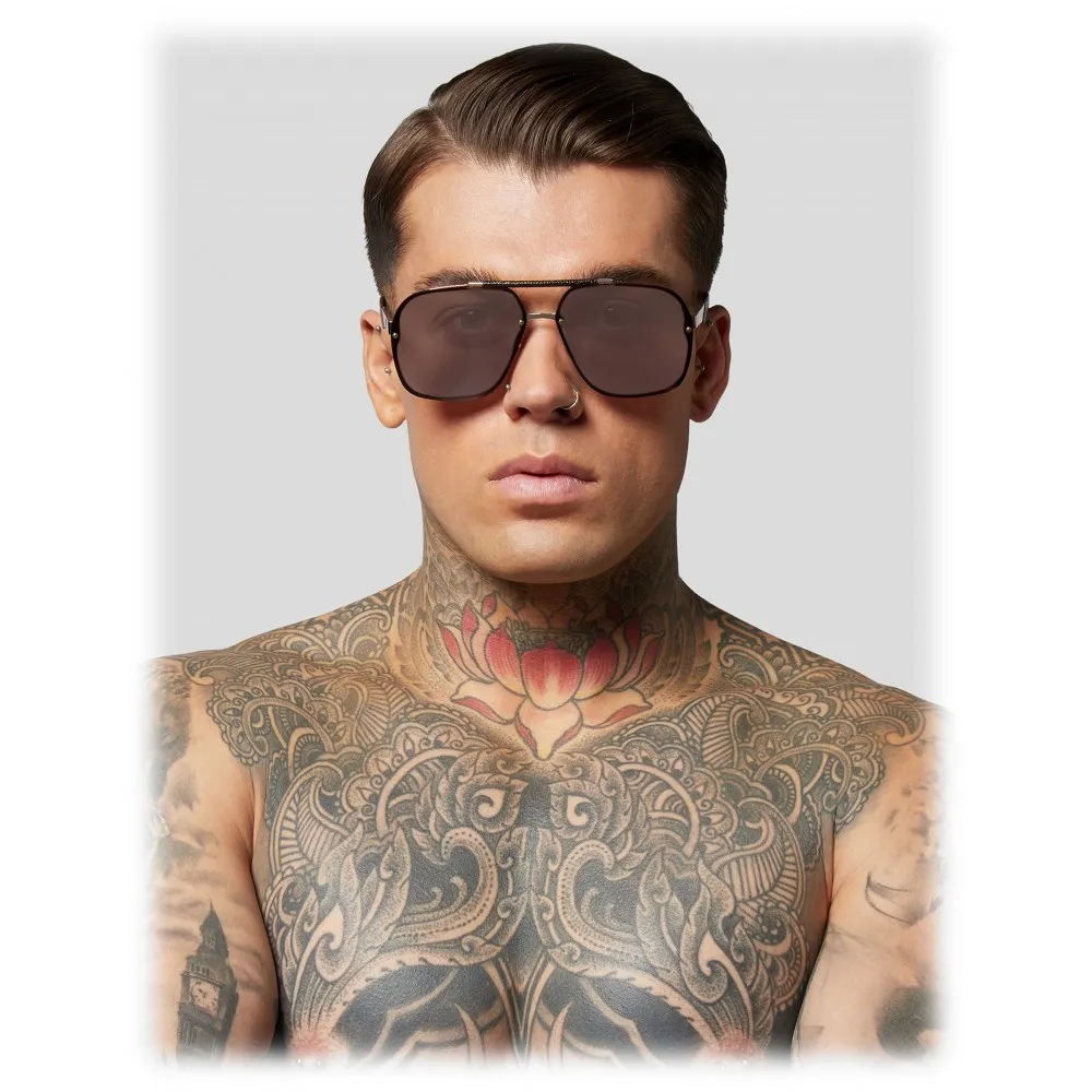 Philipp Plein - Freedom Basic Collection - Oro Marrone - Occhiali da Sole - Philipp Plein Eyewear