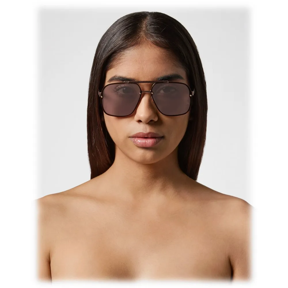 Philipp Plein - Freedom Basic Collection - Oro Marrone - Occhiali da Sole - Philipp Plein Eyewear