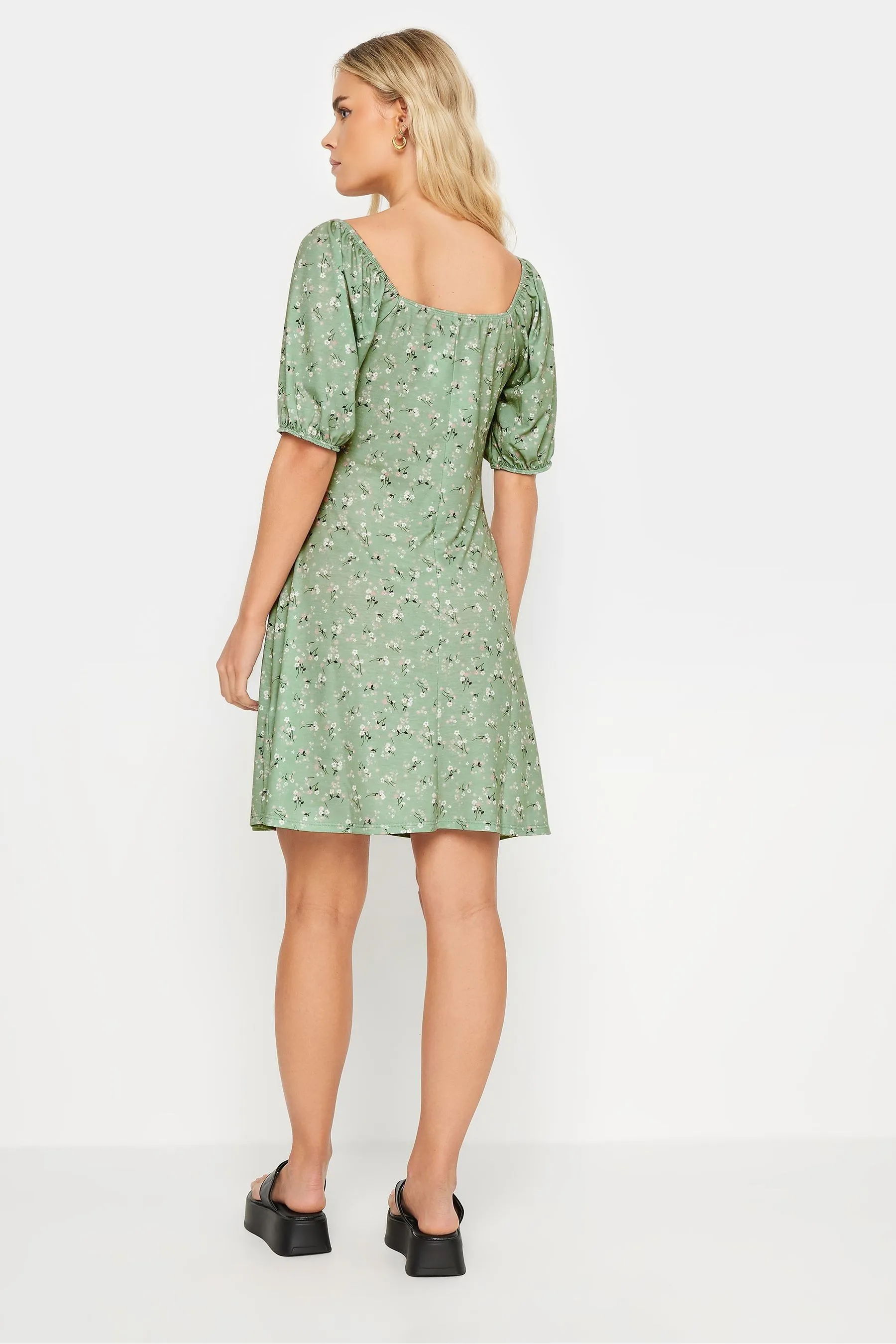 PixieGirl Petite - PixieGirl - Abito corto Blu a fiorellini con Floreale Stampa