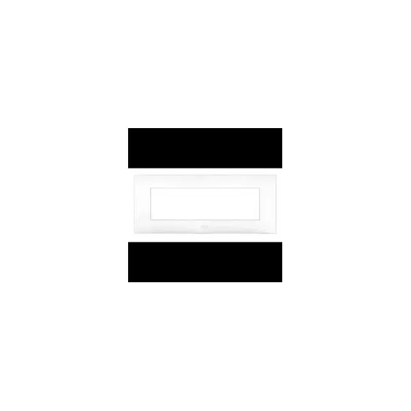 Placca Tecnopolimero Young S44 colore bianco 7 Mod. 10 PEZZI