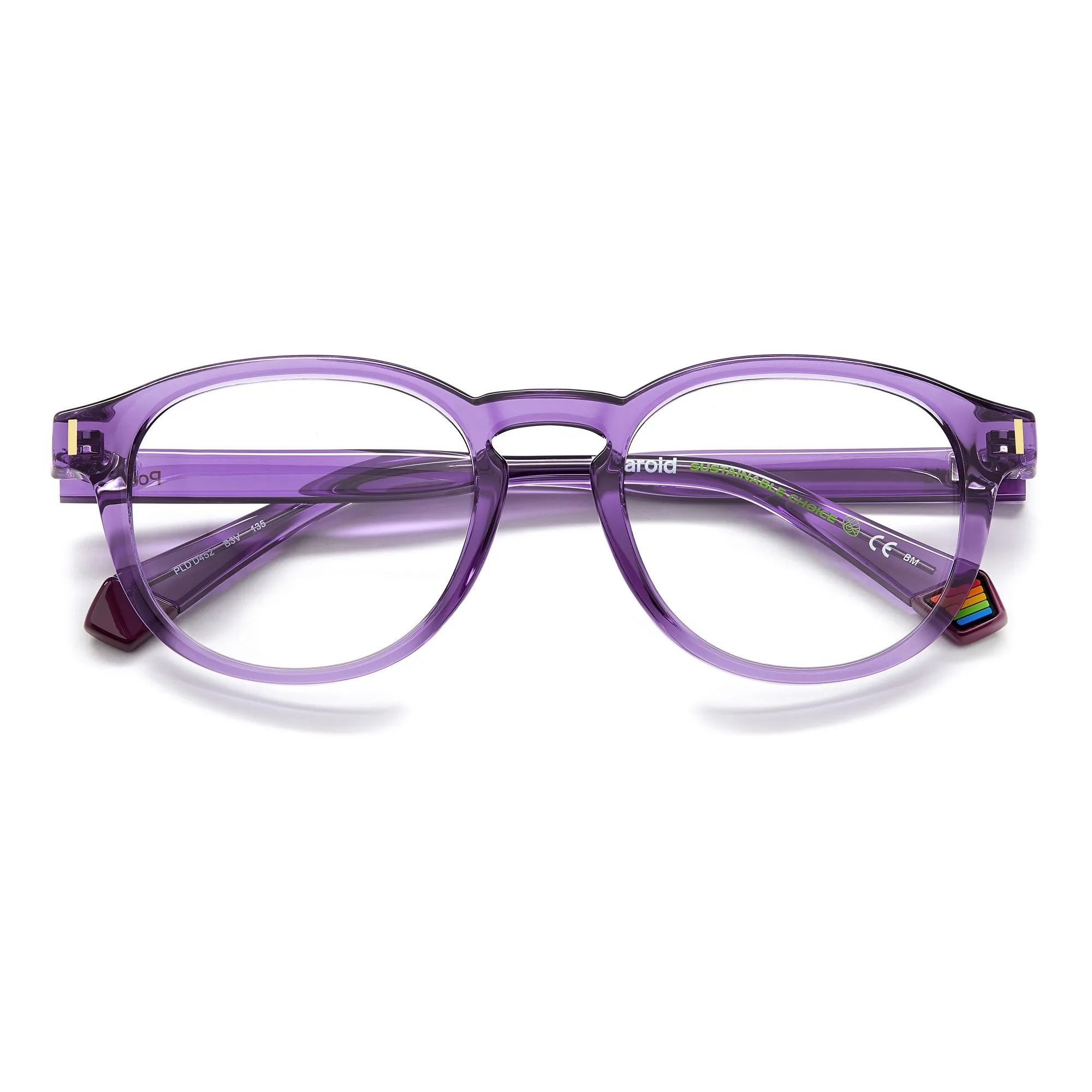   Polaroid PLD D452 - B3V Viola | Occhiale Da Vista Unisex 