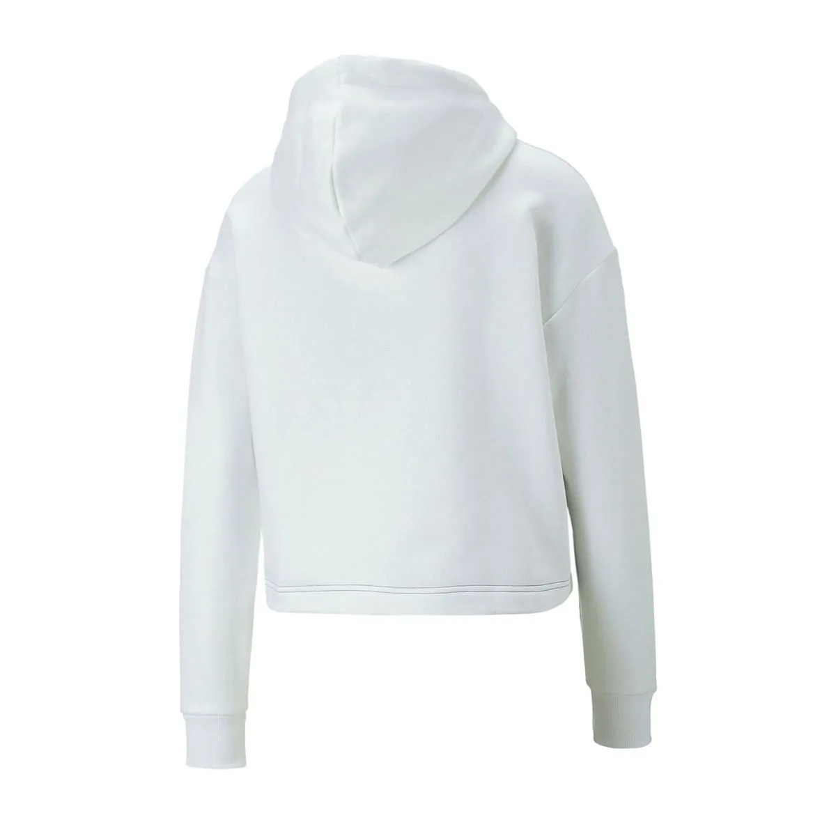     PUMA FELPA CROP CON CAPPUCCIO TAPE DONNA  
