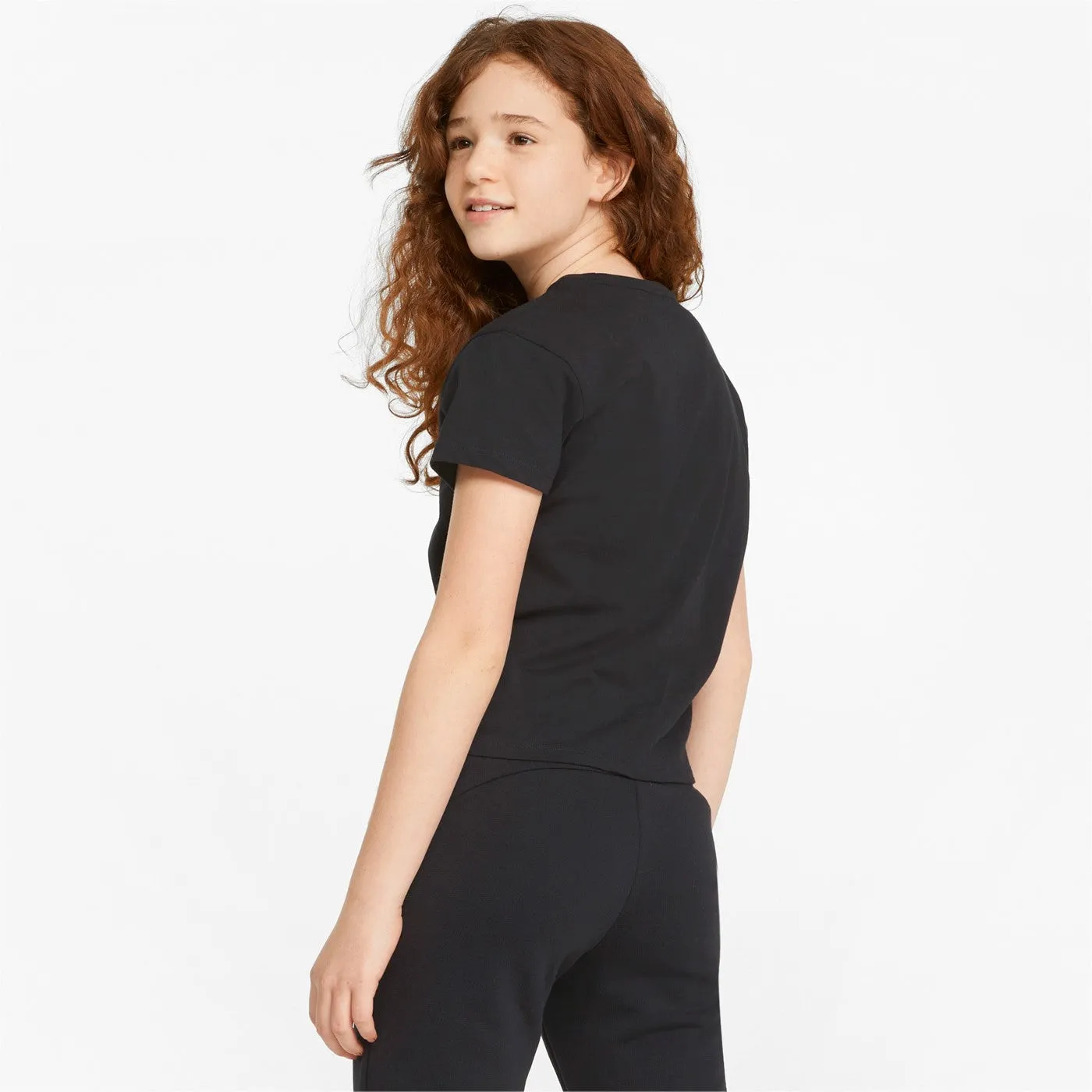 Puma short sleeve t-shirt ESS+ Logo Knotted Tee G 846956-01 black