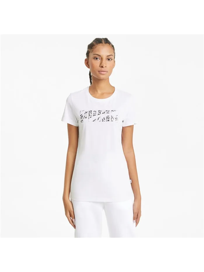 PUMA  T-SHIRT 585736 BIANCO
