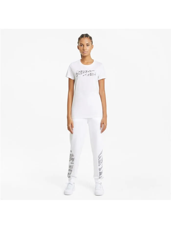 PUMA  T-SHIRT 585736 BIANCO