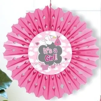 Rosone decorativo sospeso 30cm rosa