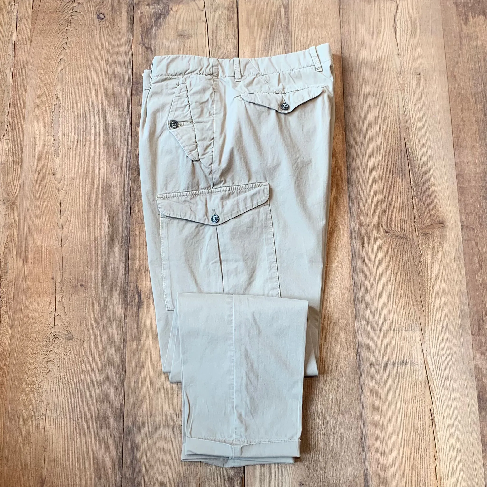 S4-Sonny Pantalone Tasconato Beige Man  