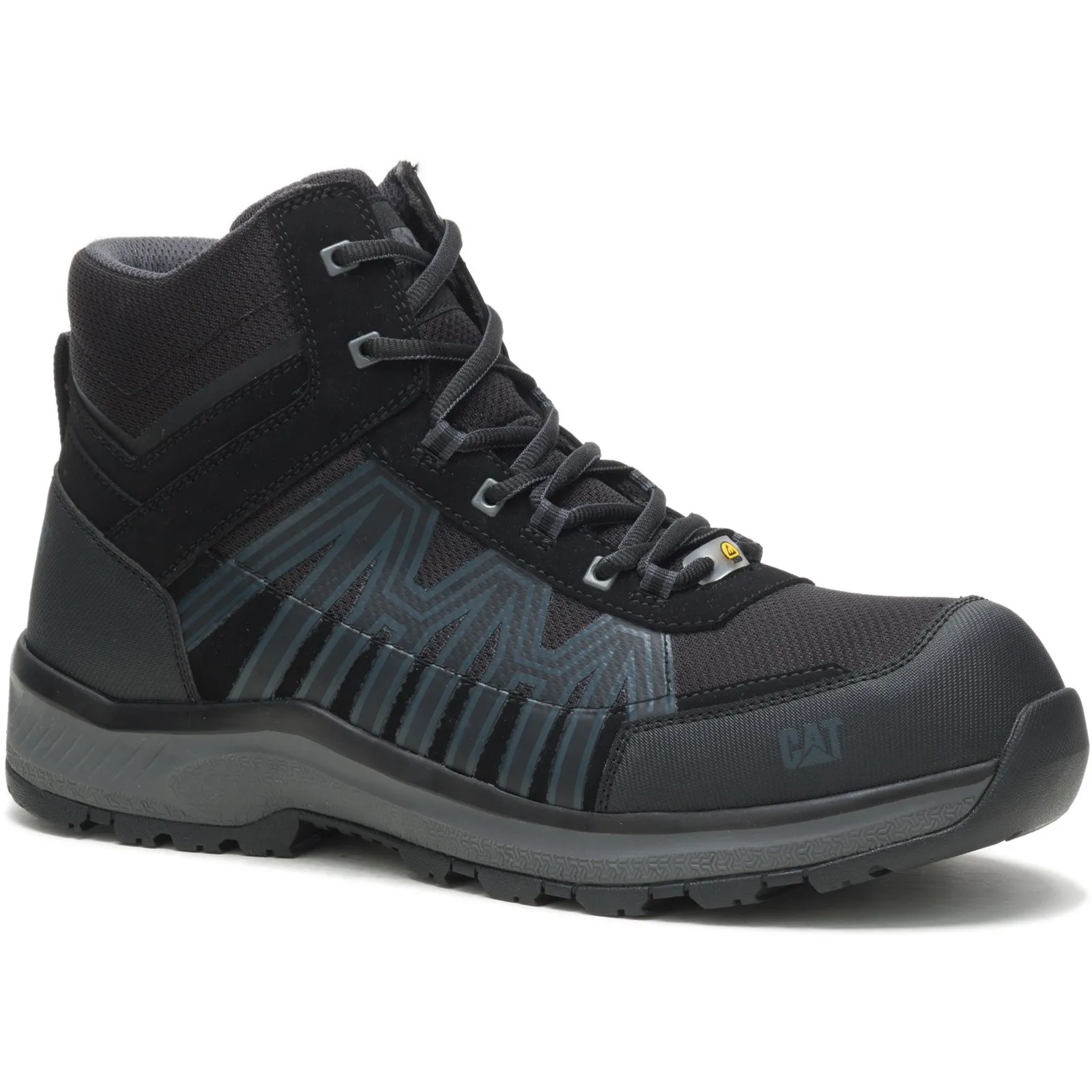 Scarpe antinfortunistiche Caterpillar CHARGE, , Unisex tg. 45, col. Nero, con puntale di sicurezza